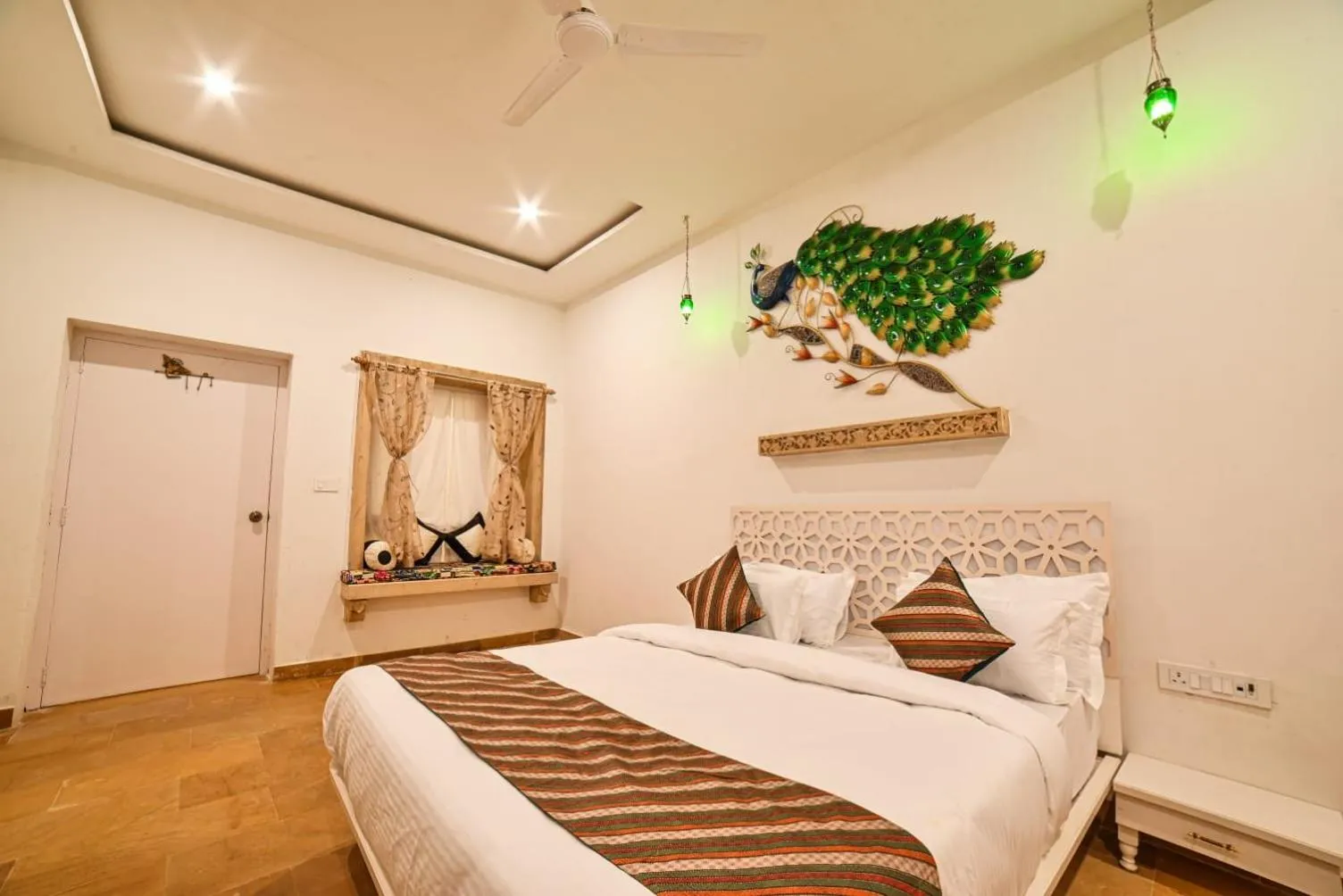 Bedroom, Bed in The Bheemgarh