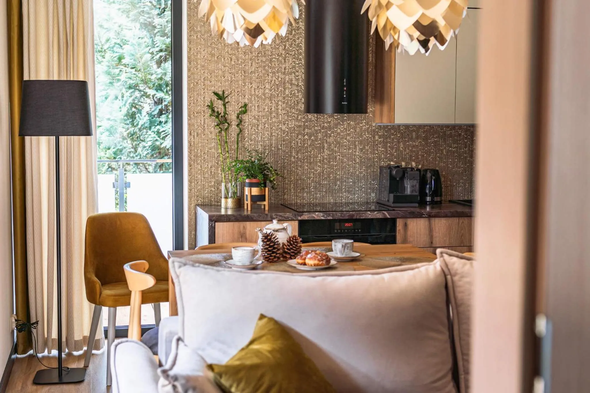 Kitchen or kitchenette in Apartamenty Jedlina