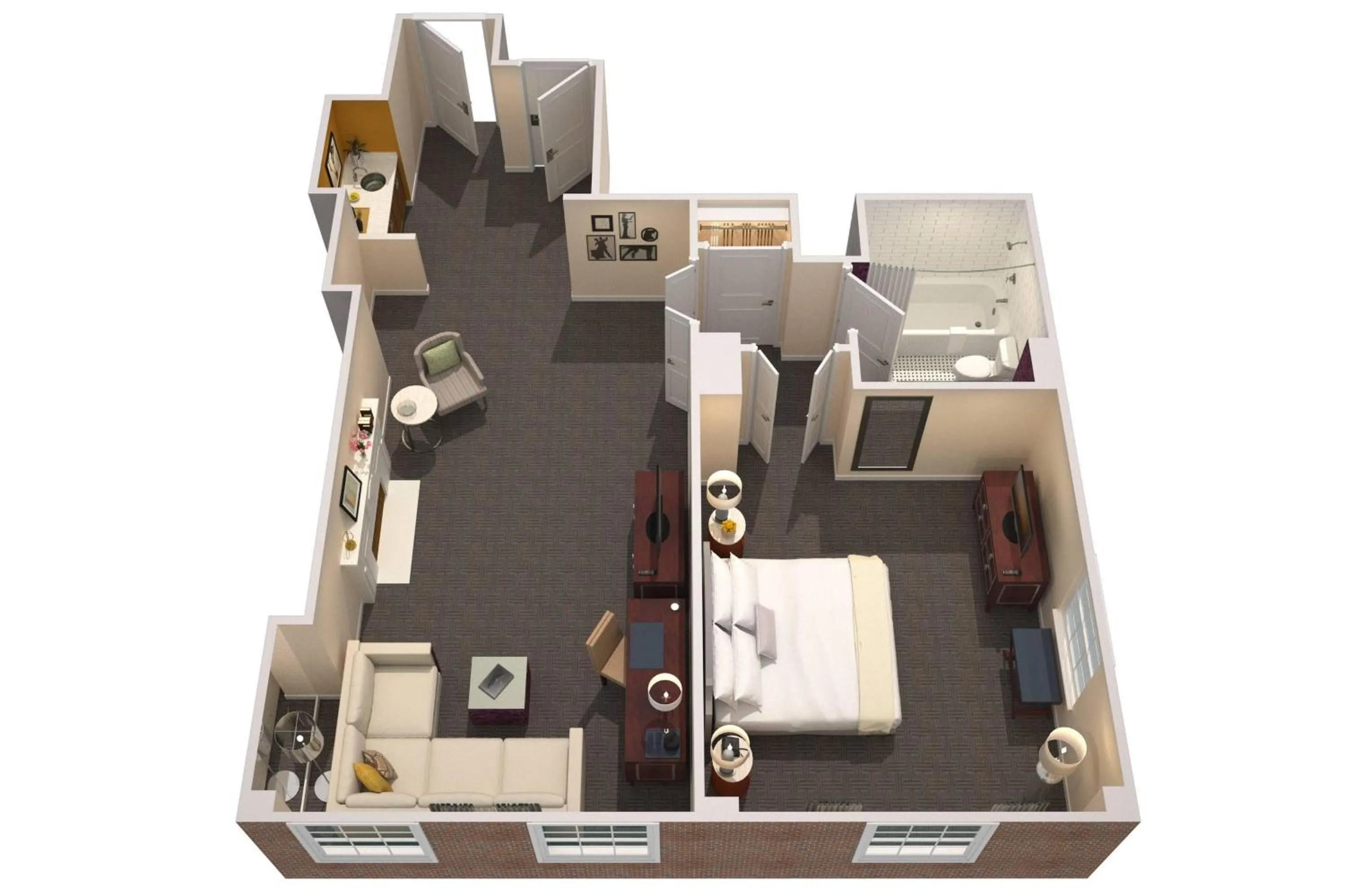 Bedroom in The Mayflower Hotel, Autograph Collection