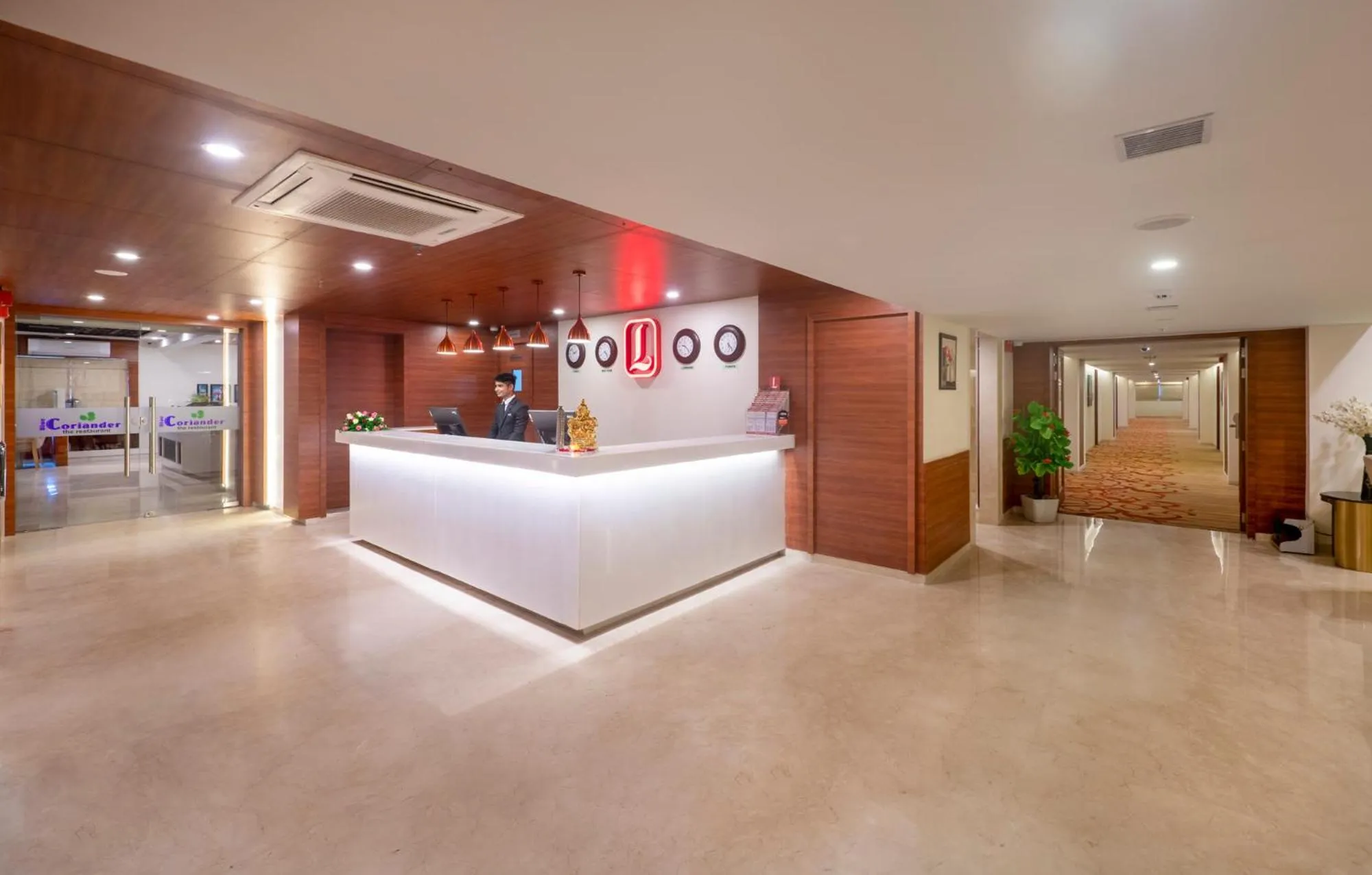 Lobby or reception in Lords Eco Inn Shapar Rajkot