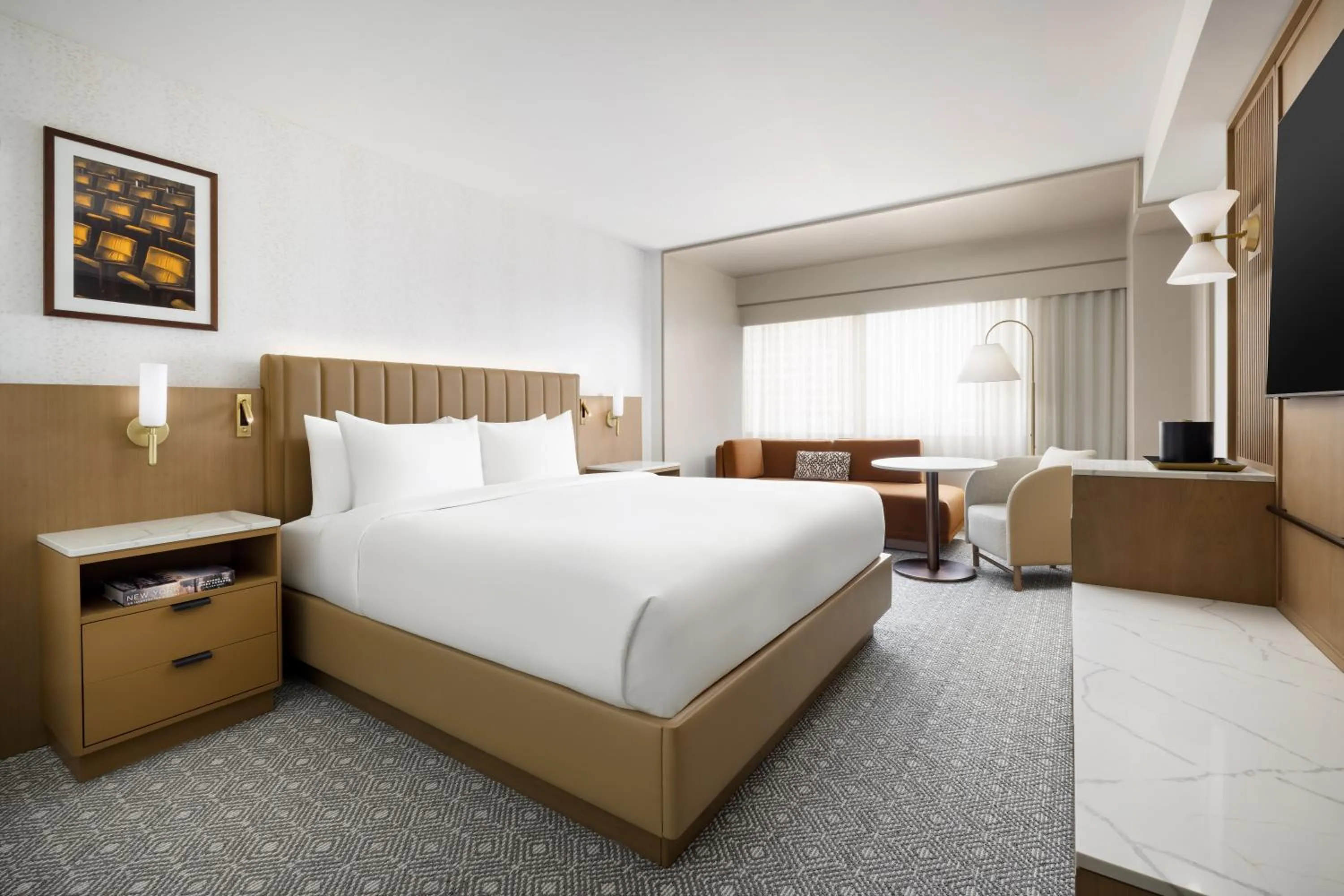 Photo of the whole room, Bed in Hyatt Regency Times Square