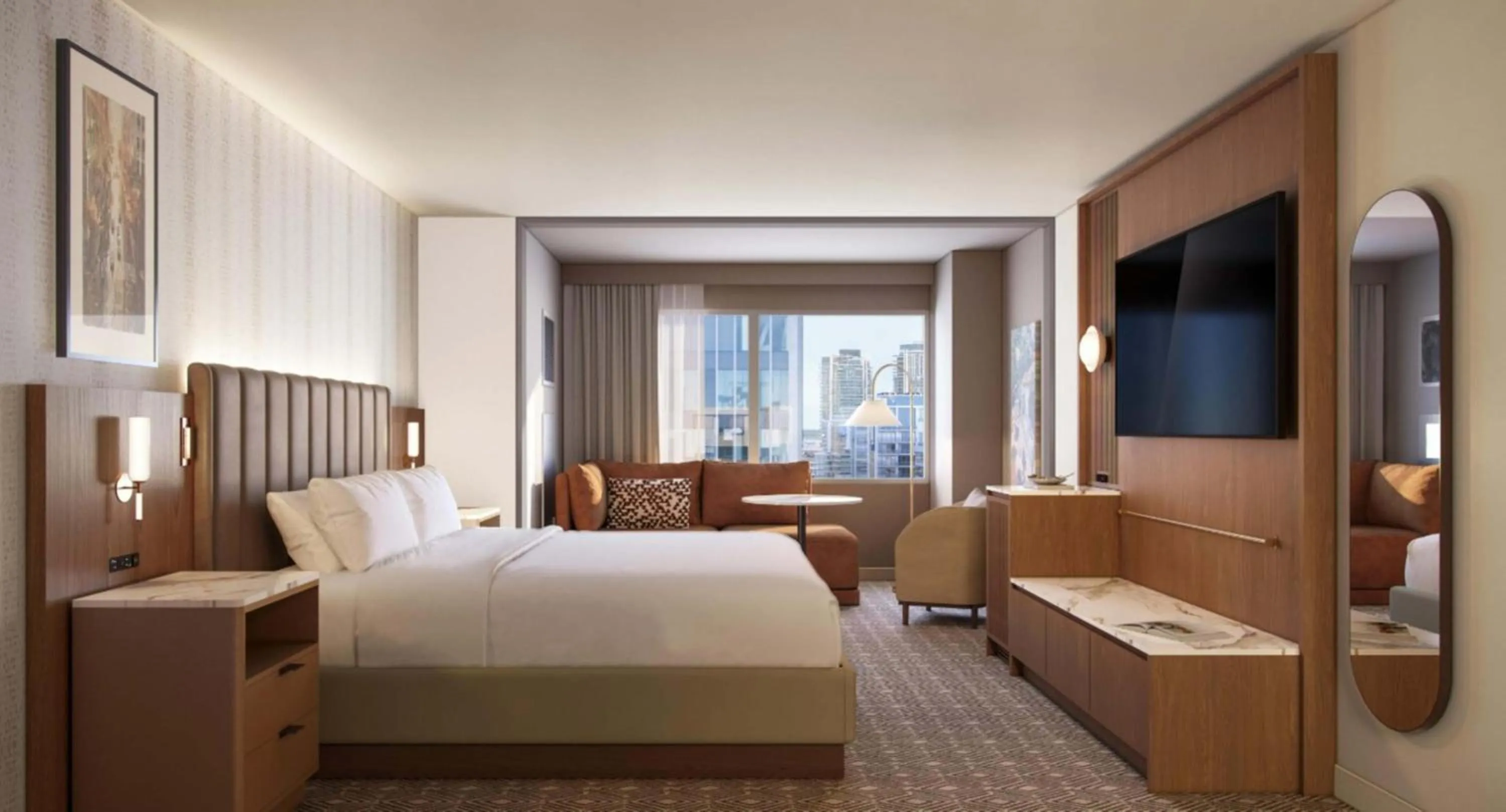 Photo of the whole room, Bed in Hyatt Regency Times Square