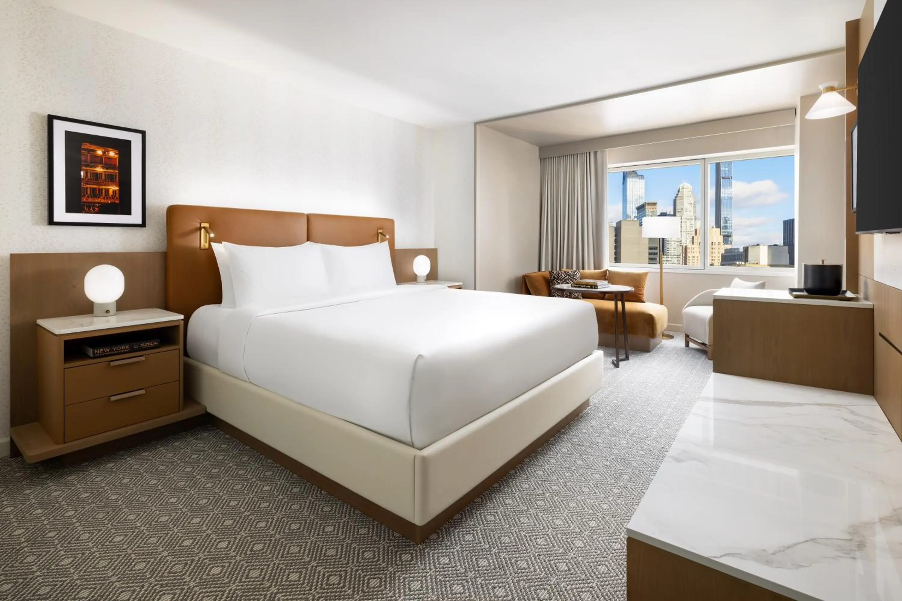Photo of the whole room, Bed in Hyatt Regency Times Square