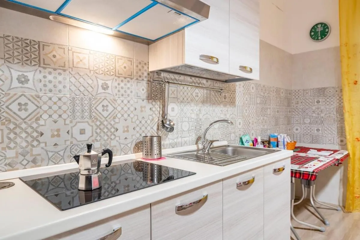 Kitchen or kitchenette in Muccino B&B