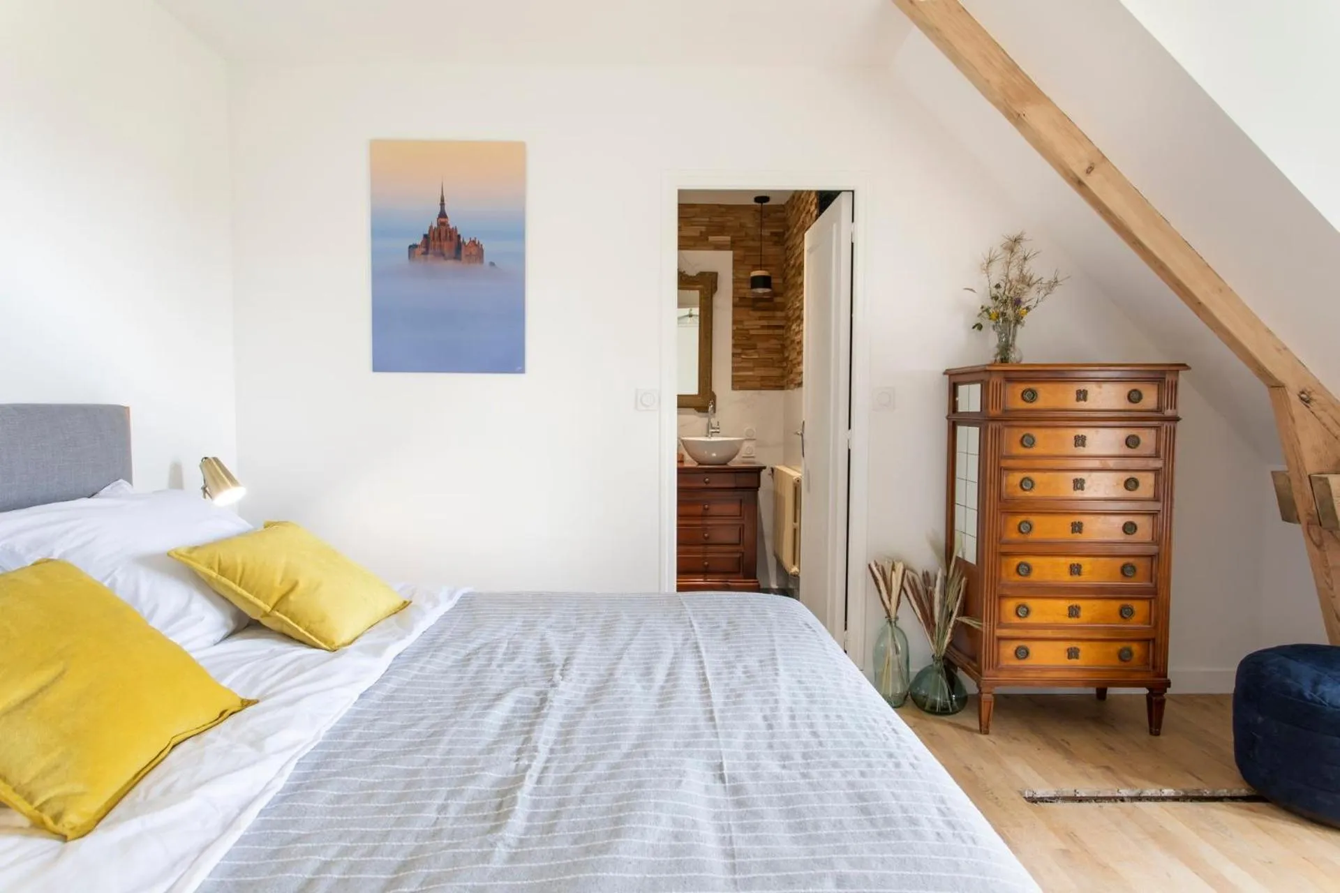 Bed in La Bellevue Bréville - B&B