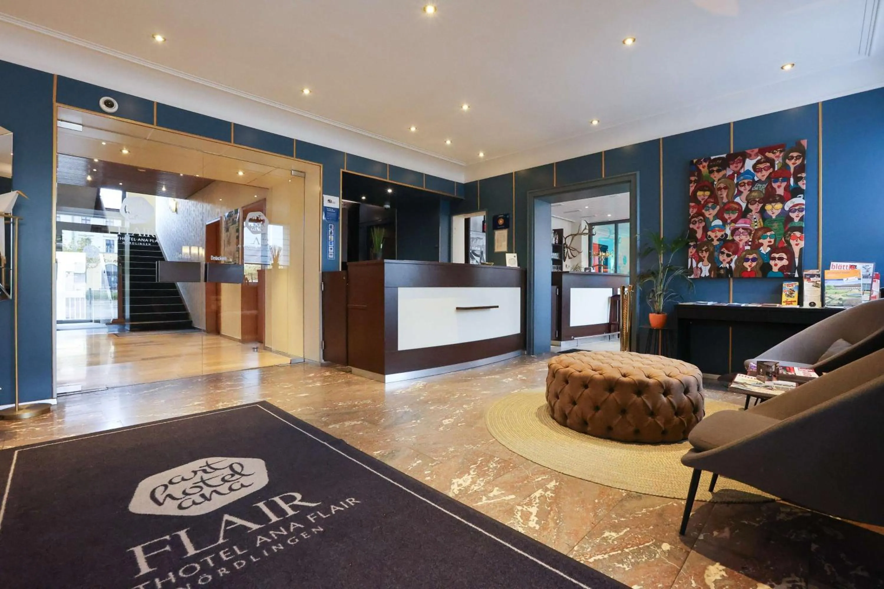 Lobby or reception in Arthotel ANA Flair
