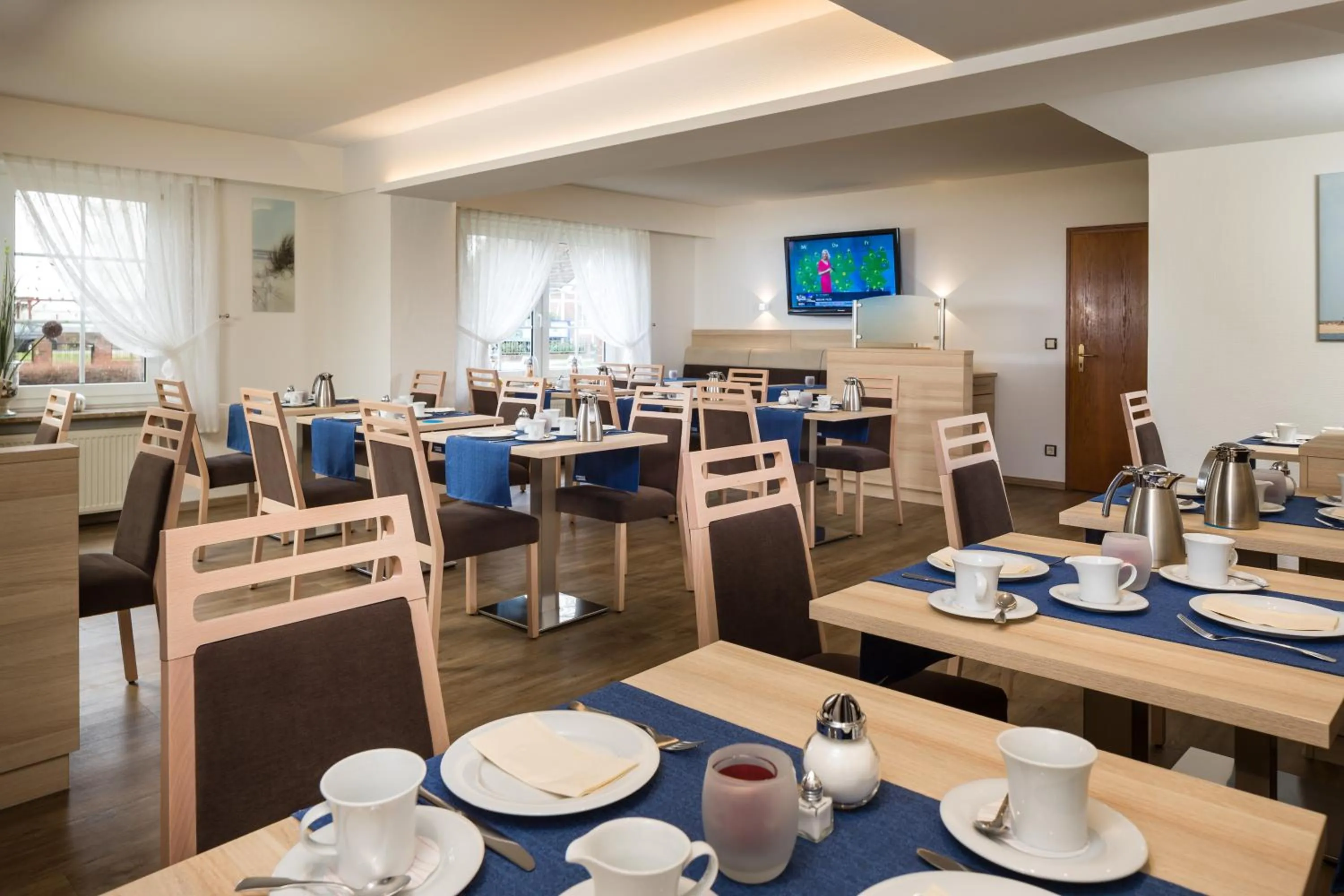 Dining area in Hotel Seeschwalbe