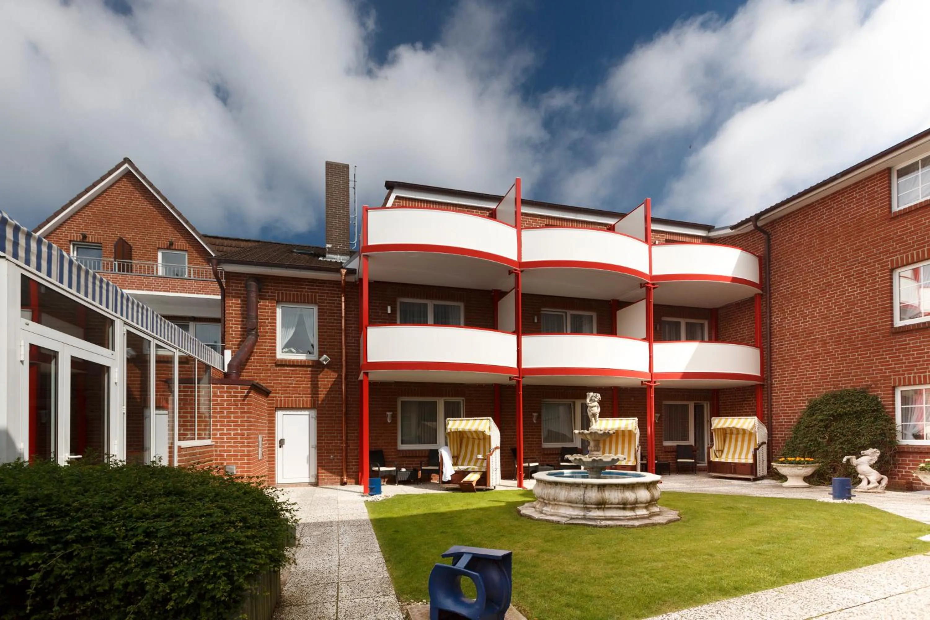 Facade/entrance in Hotel Seeschwalbe