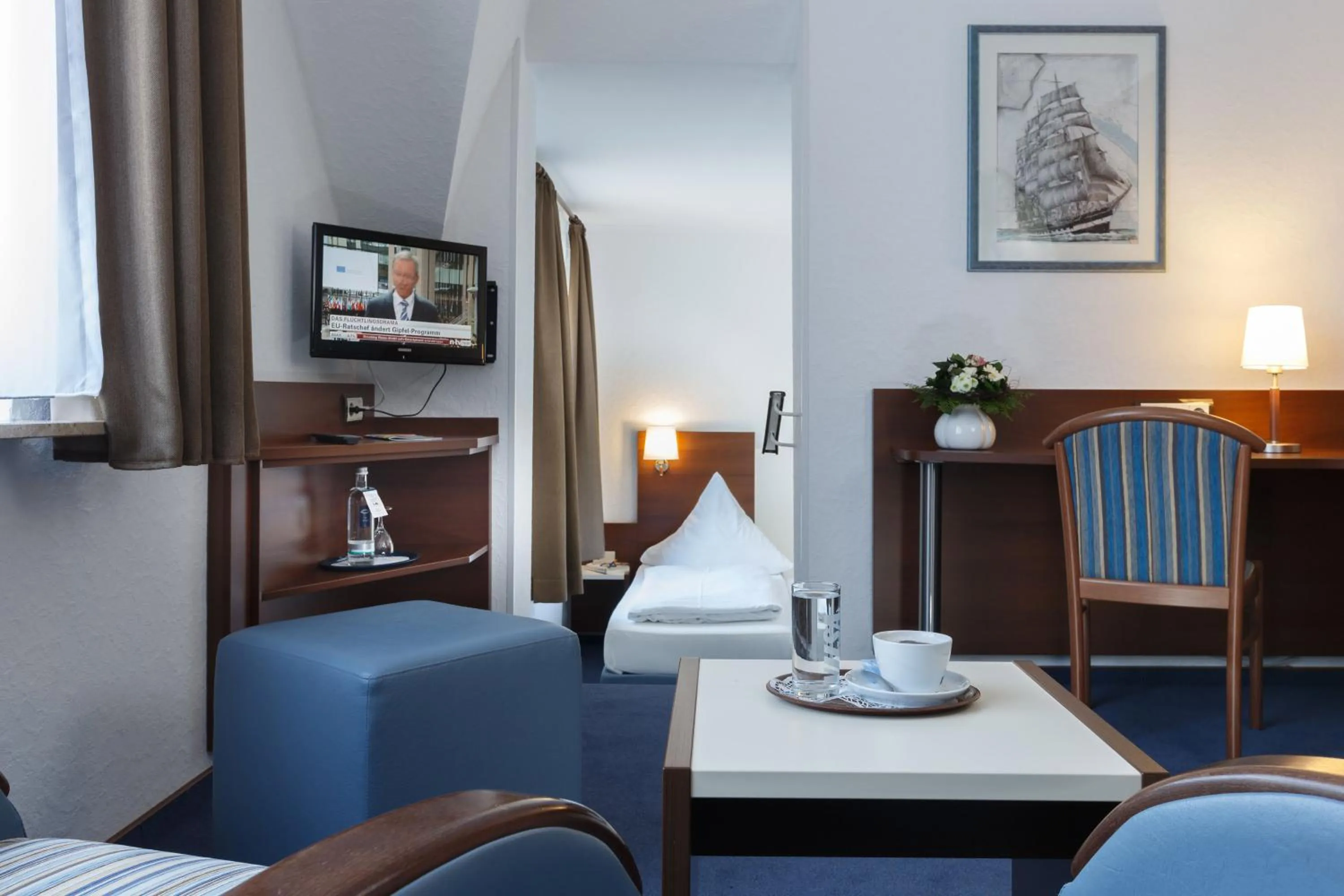 Living room in Hotel Seeschwalbe