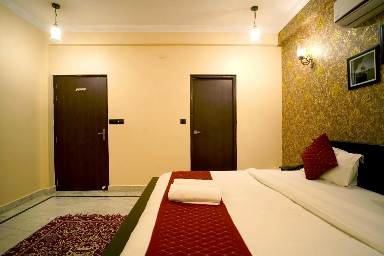 Bed in Hotel Vasshifa Palace