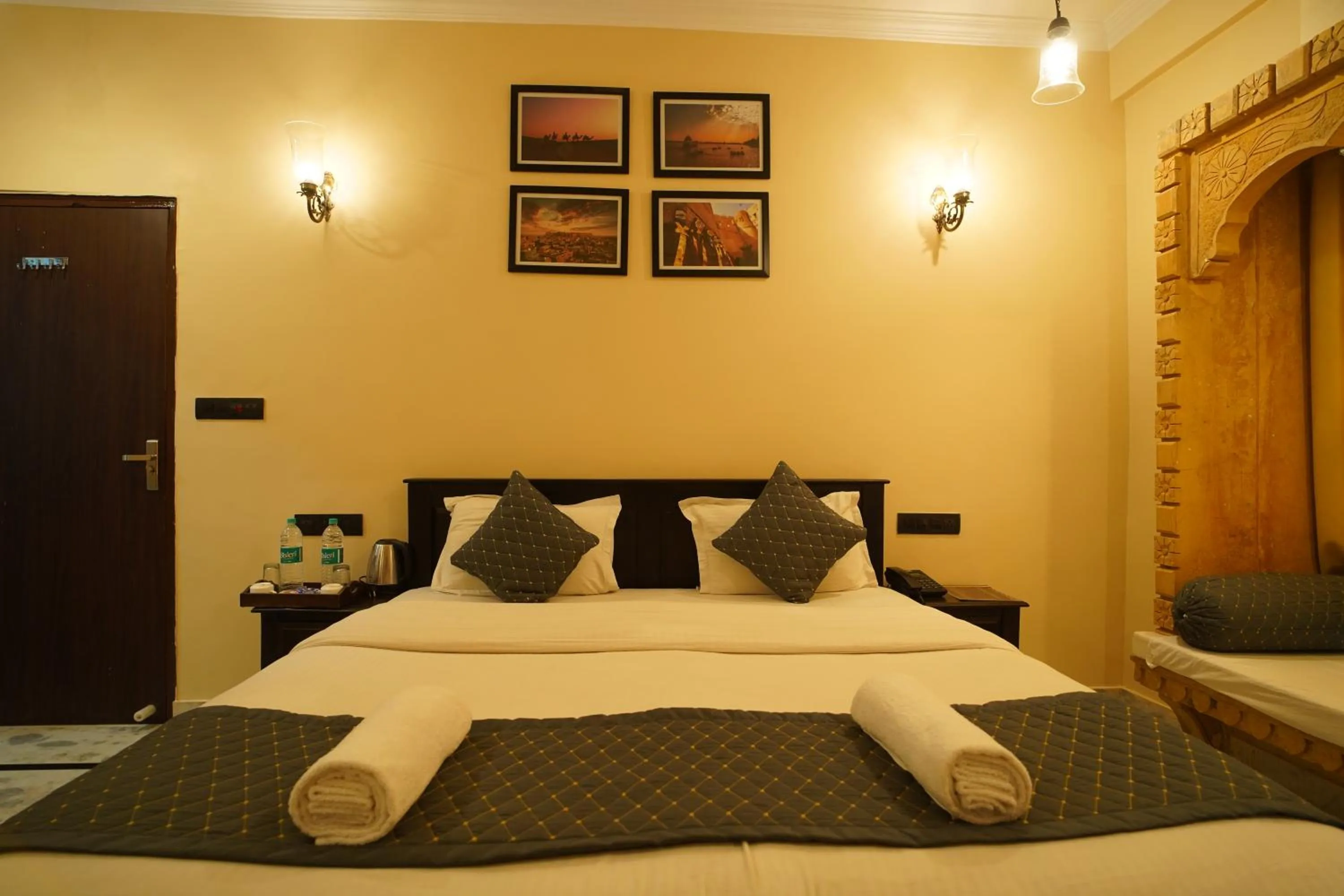 Bed in Hotel Vasshifa Palace