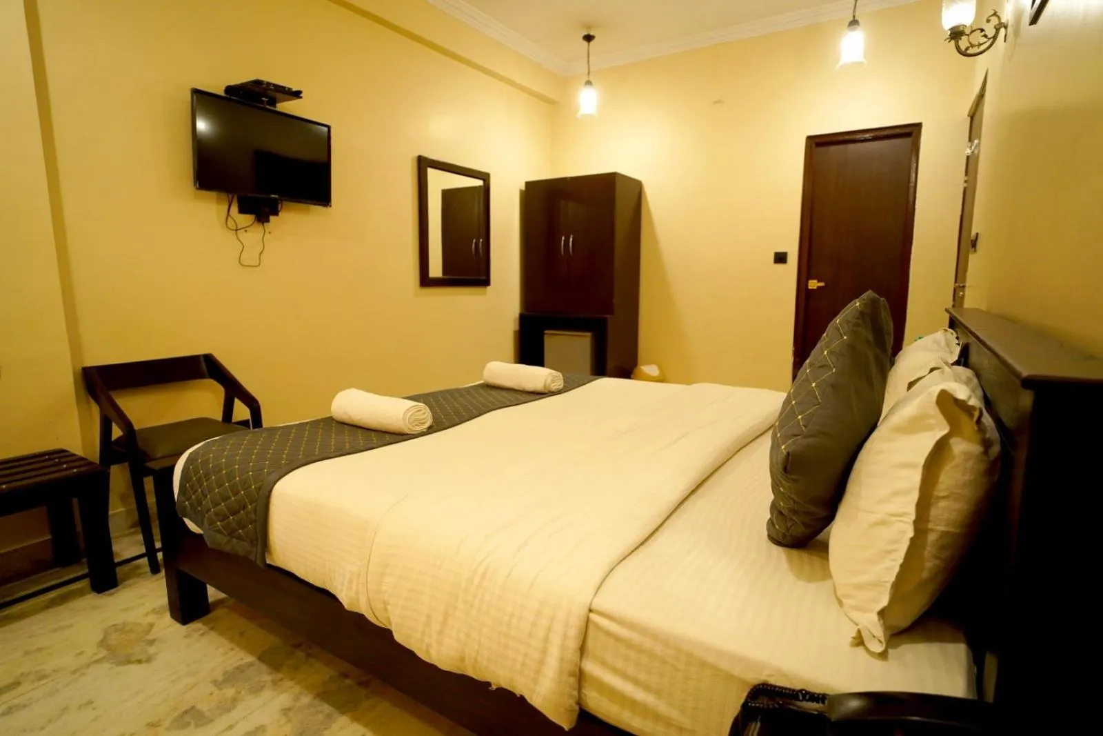 Bed in Hotel Vasshifa Palace