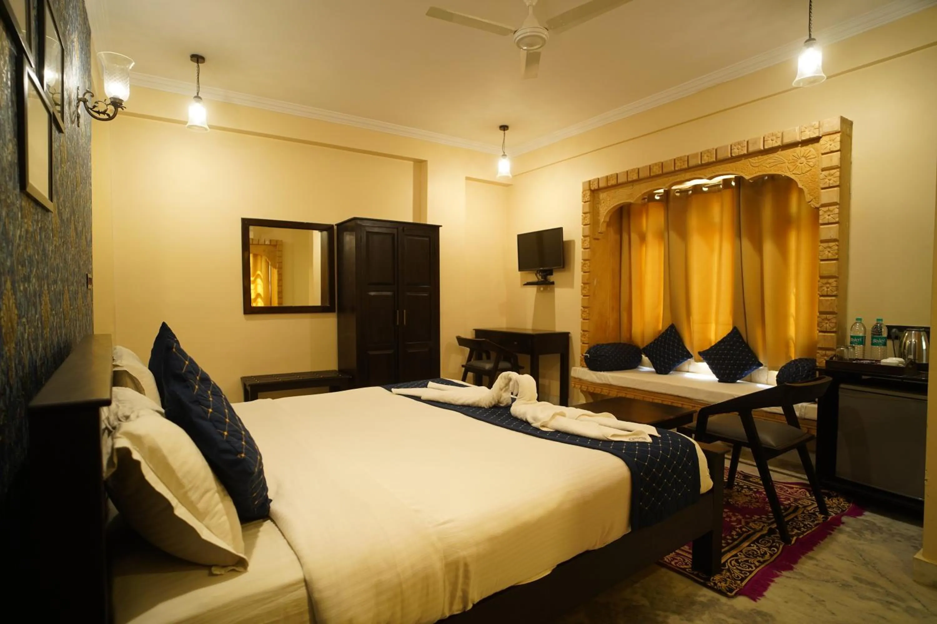 Bed in Hotel Vasshifa Palace