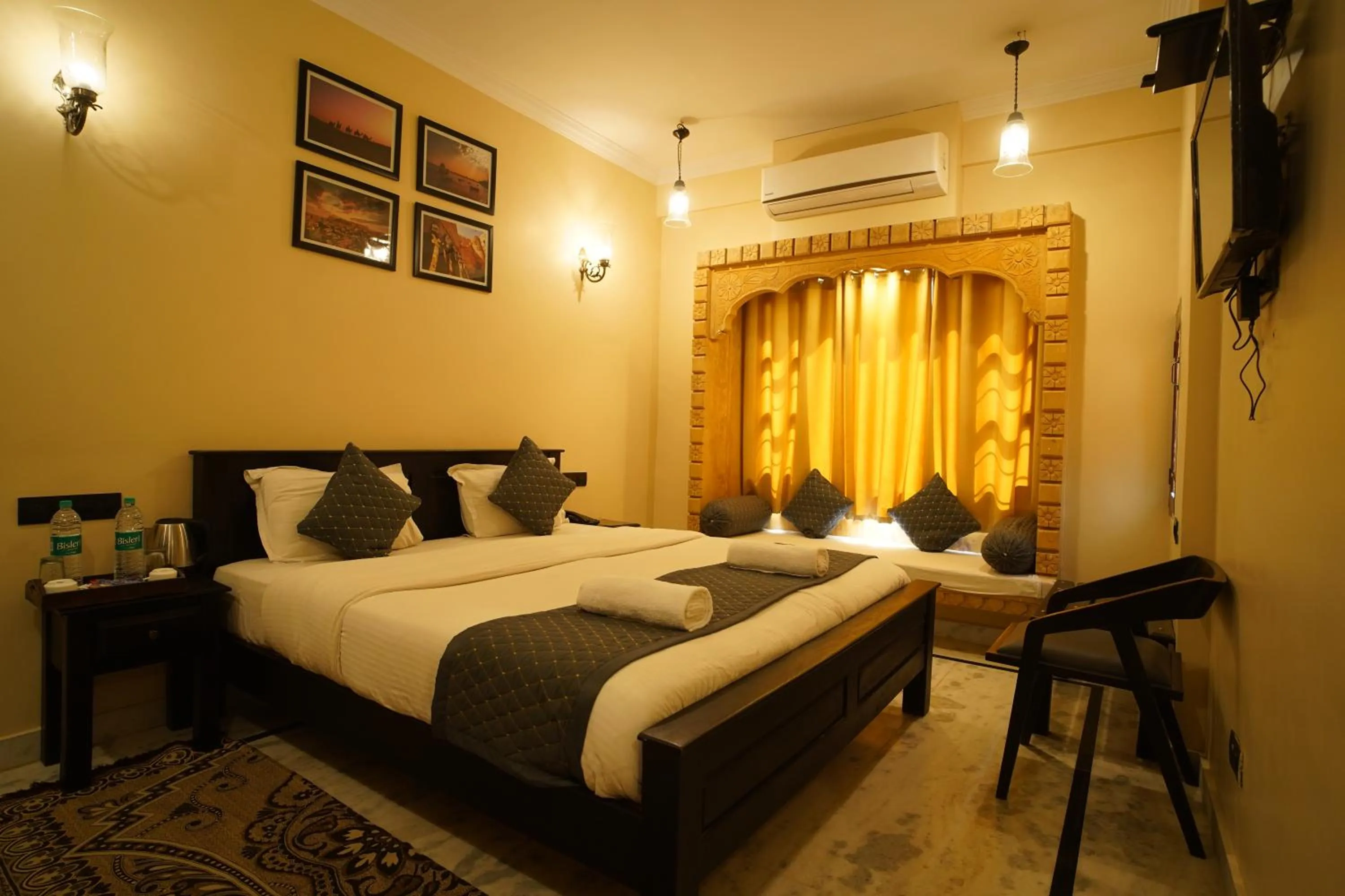 Bed in Hotel Vasshifa Palace