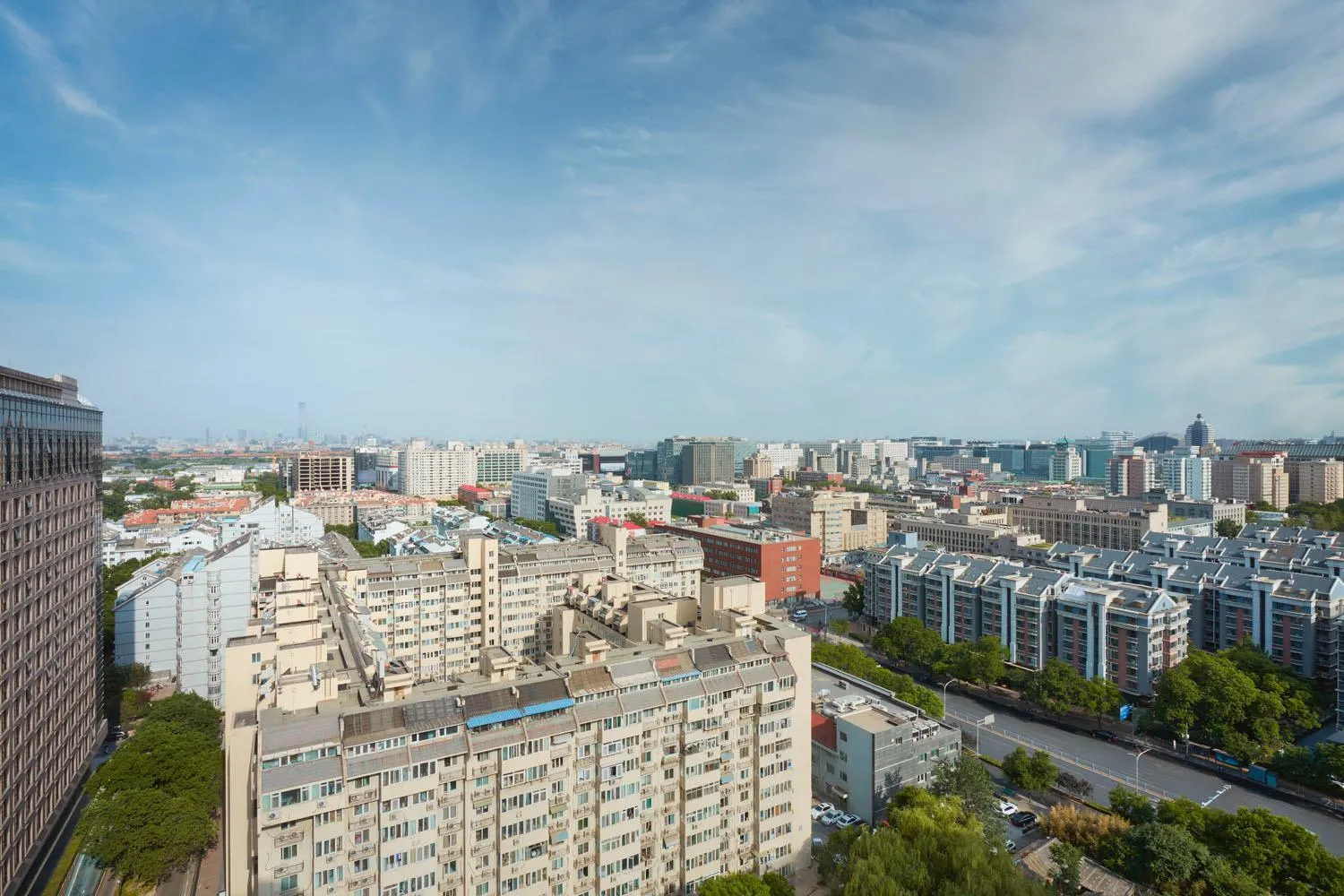 Quiet street view in The Ritz-Carlton Beijing, Financial Street