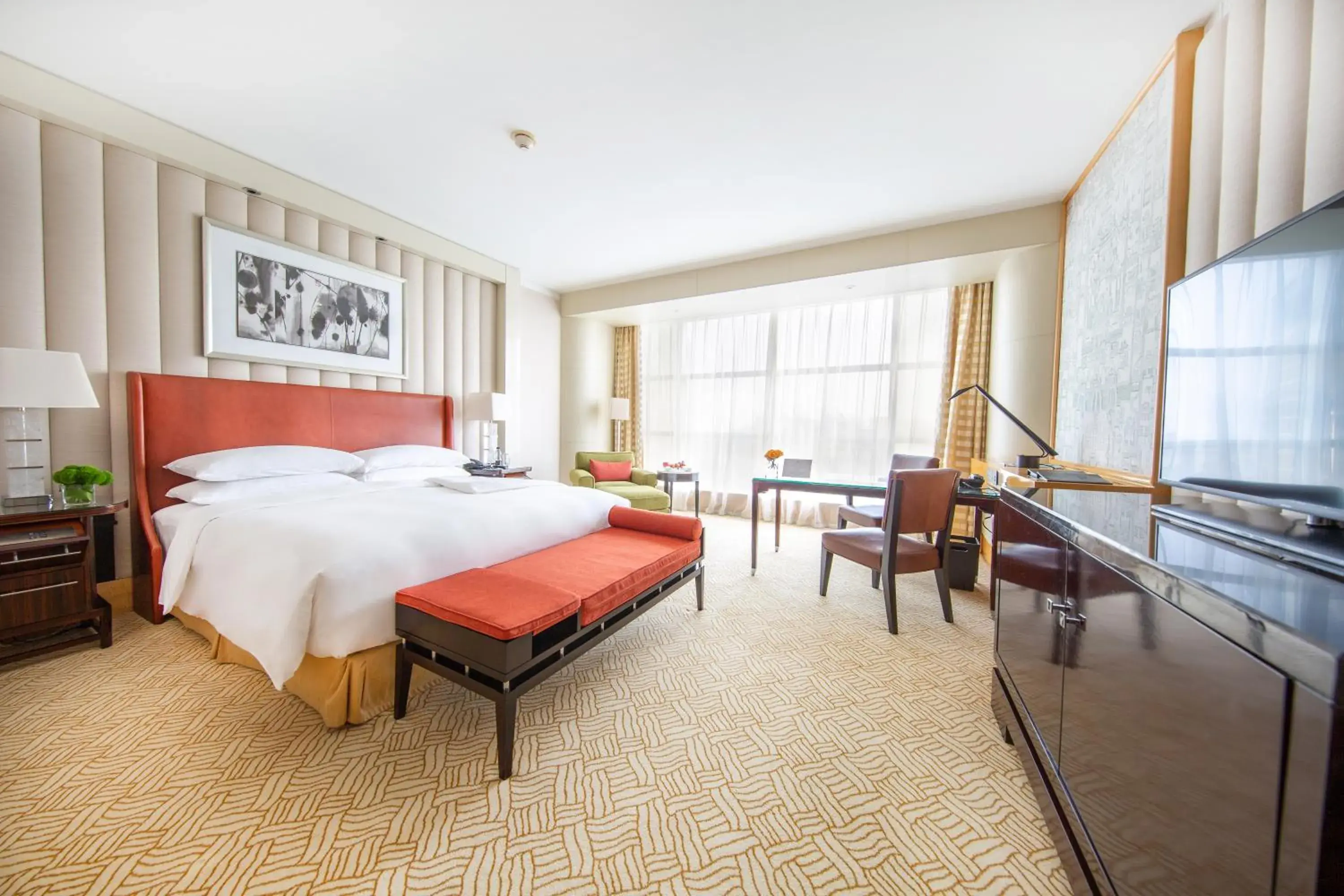 Deluxe Room King, Guest room, 1 King, City view in The Ritz-Carlton Beijing, Financial Street Deluxe Room King, Guest room, 1 King, City view in The Ritz-Carlton Beijing, Financial Street