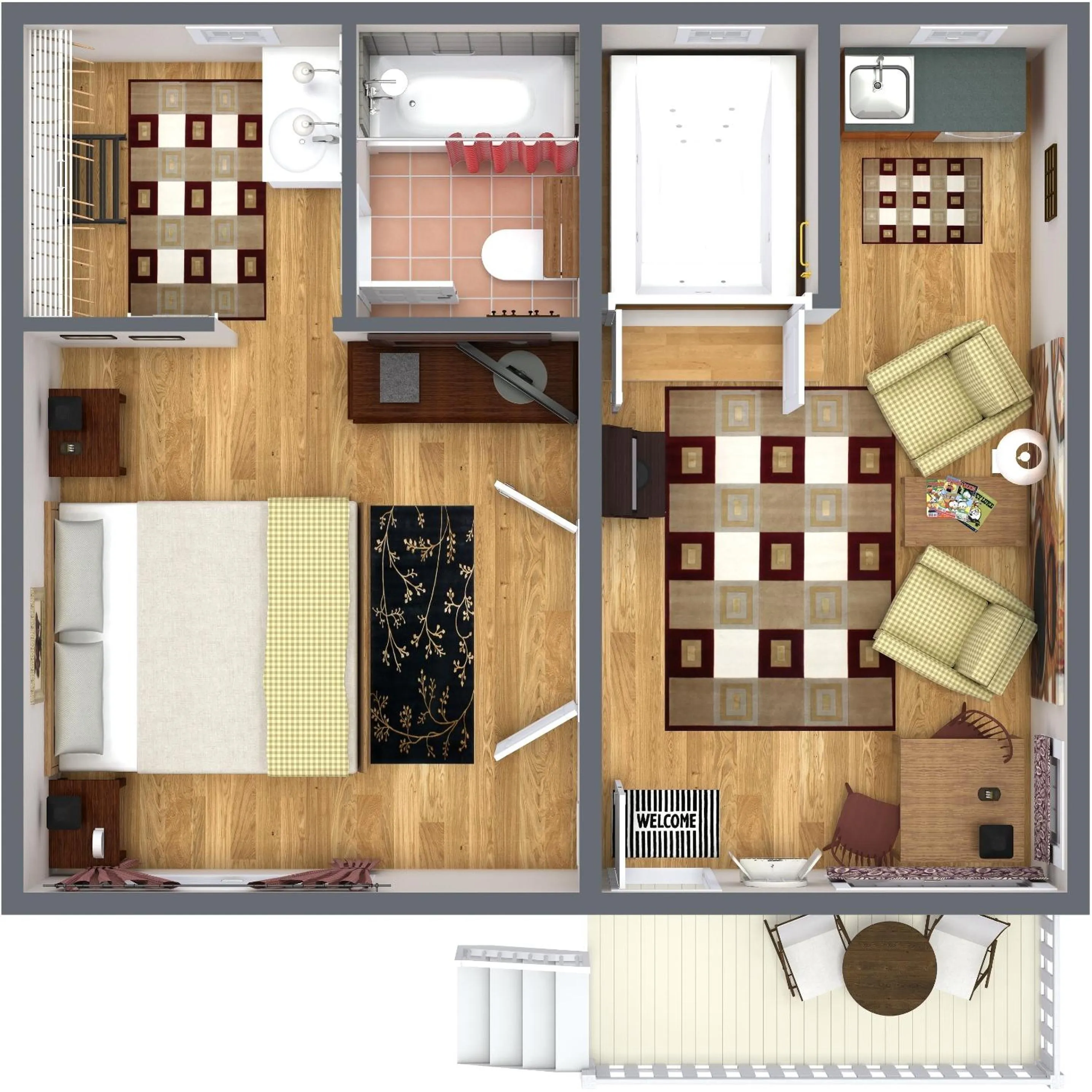 Floor plan in Country Inn at Camden Rockport
