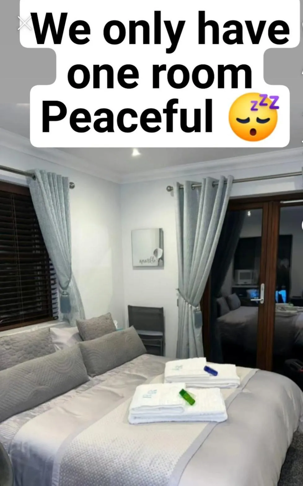 Bed in Room on the River