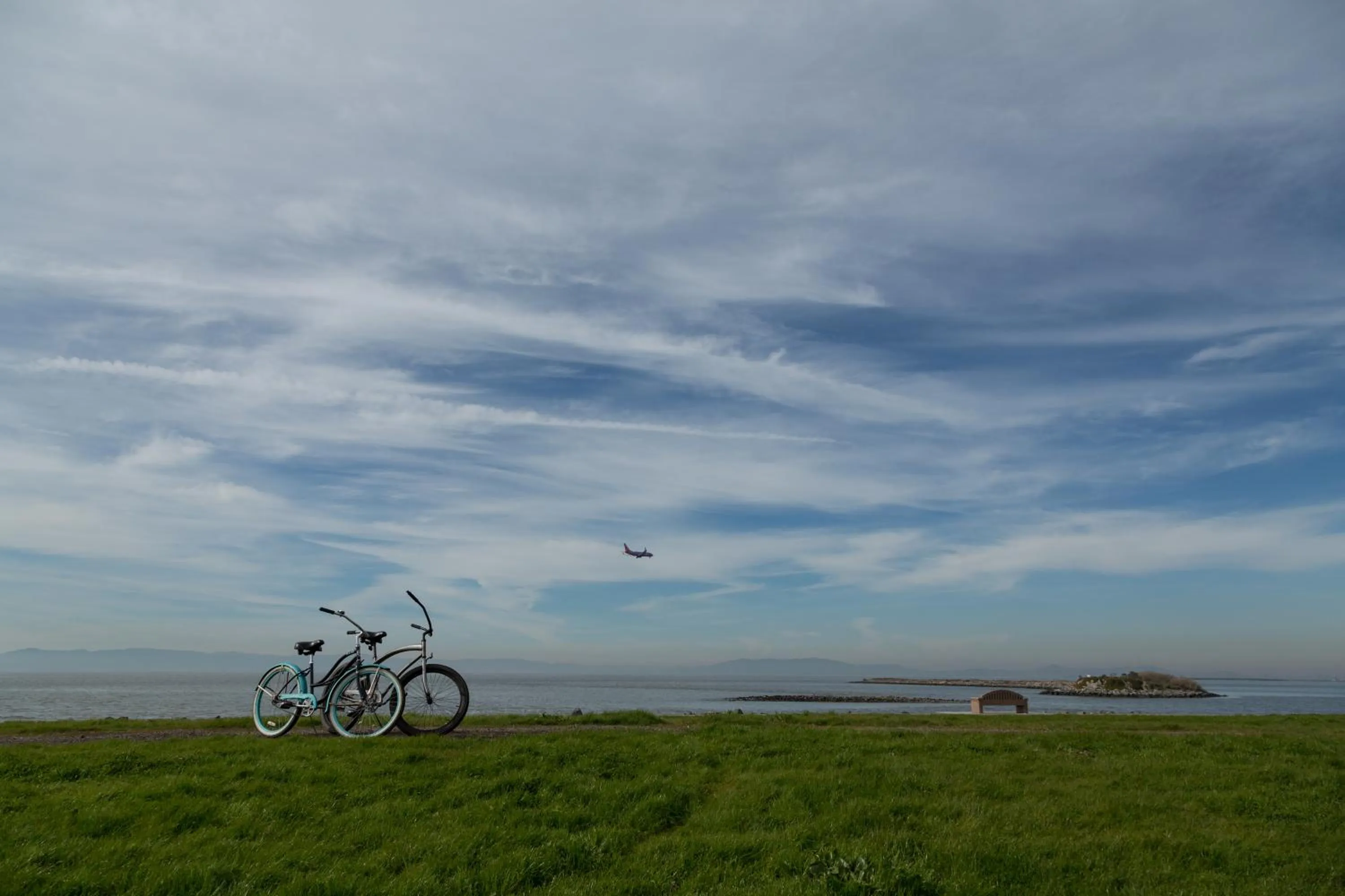 Natural landscape in The Marina Inn on San Francisco Bay