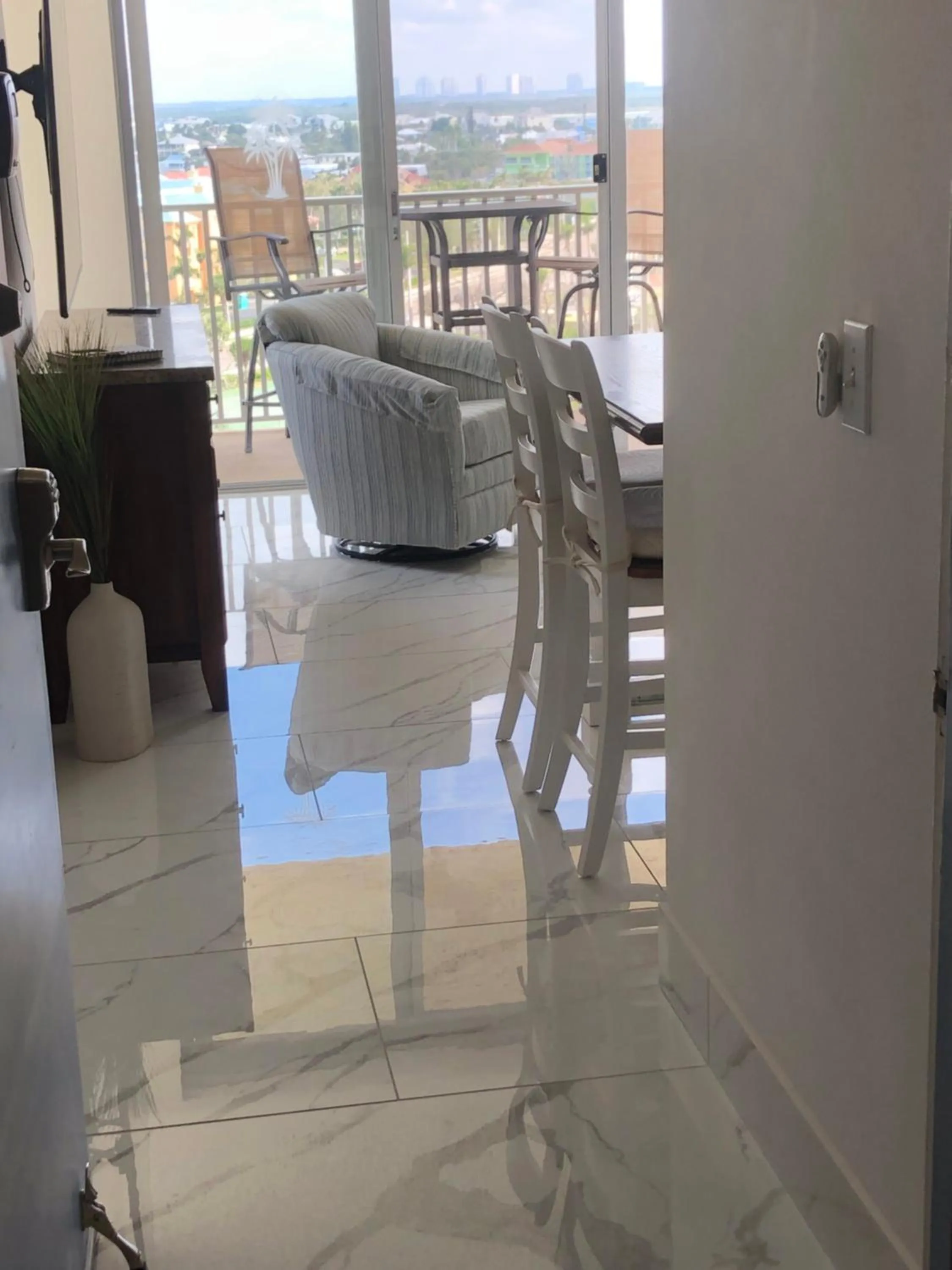 Living room in Estero Beach And Tennise Club 1008 B