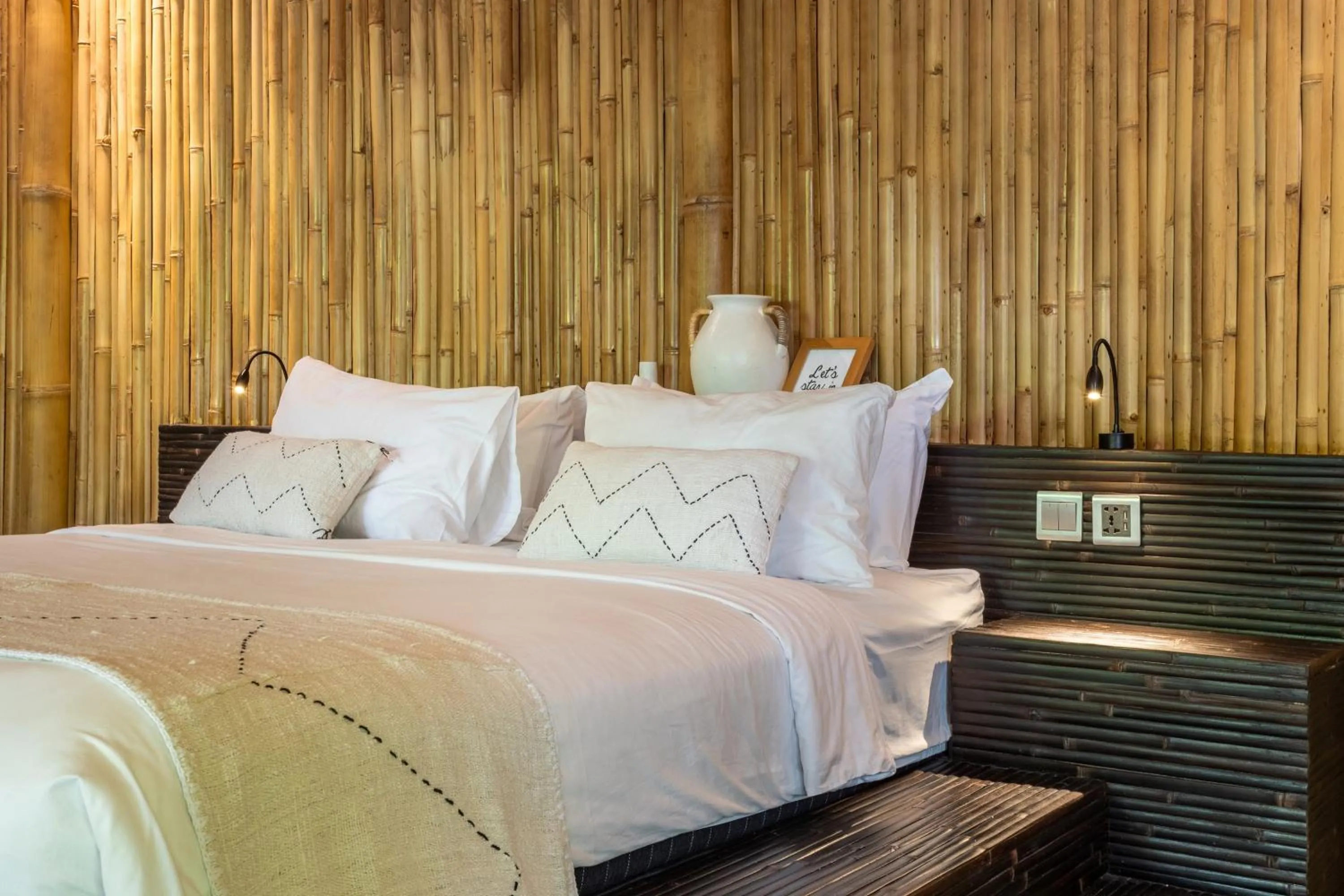 Bed in Eco Six Bali
