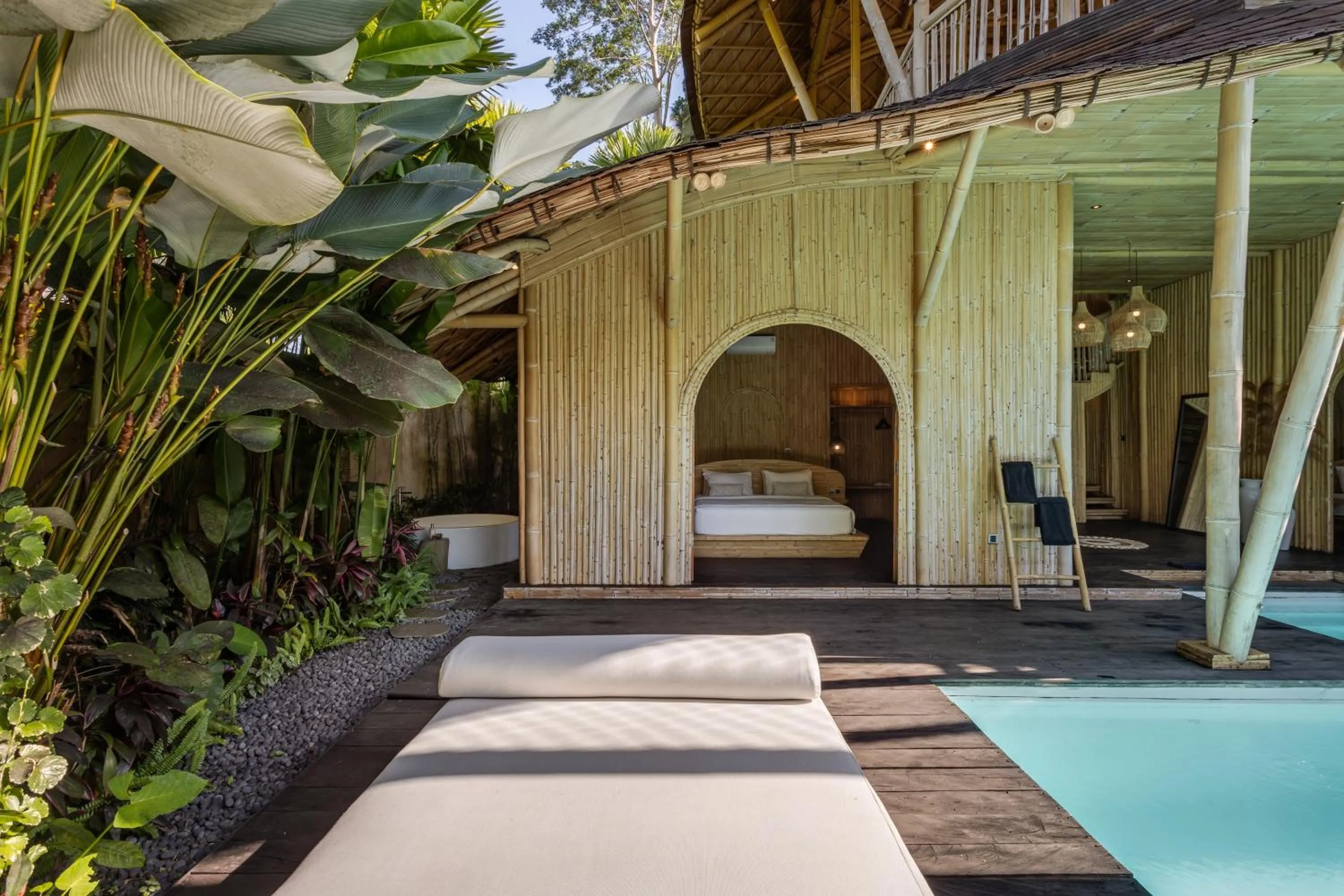 Swimming pool in Eco Six Bali