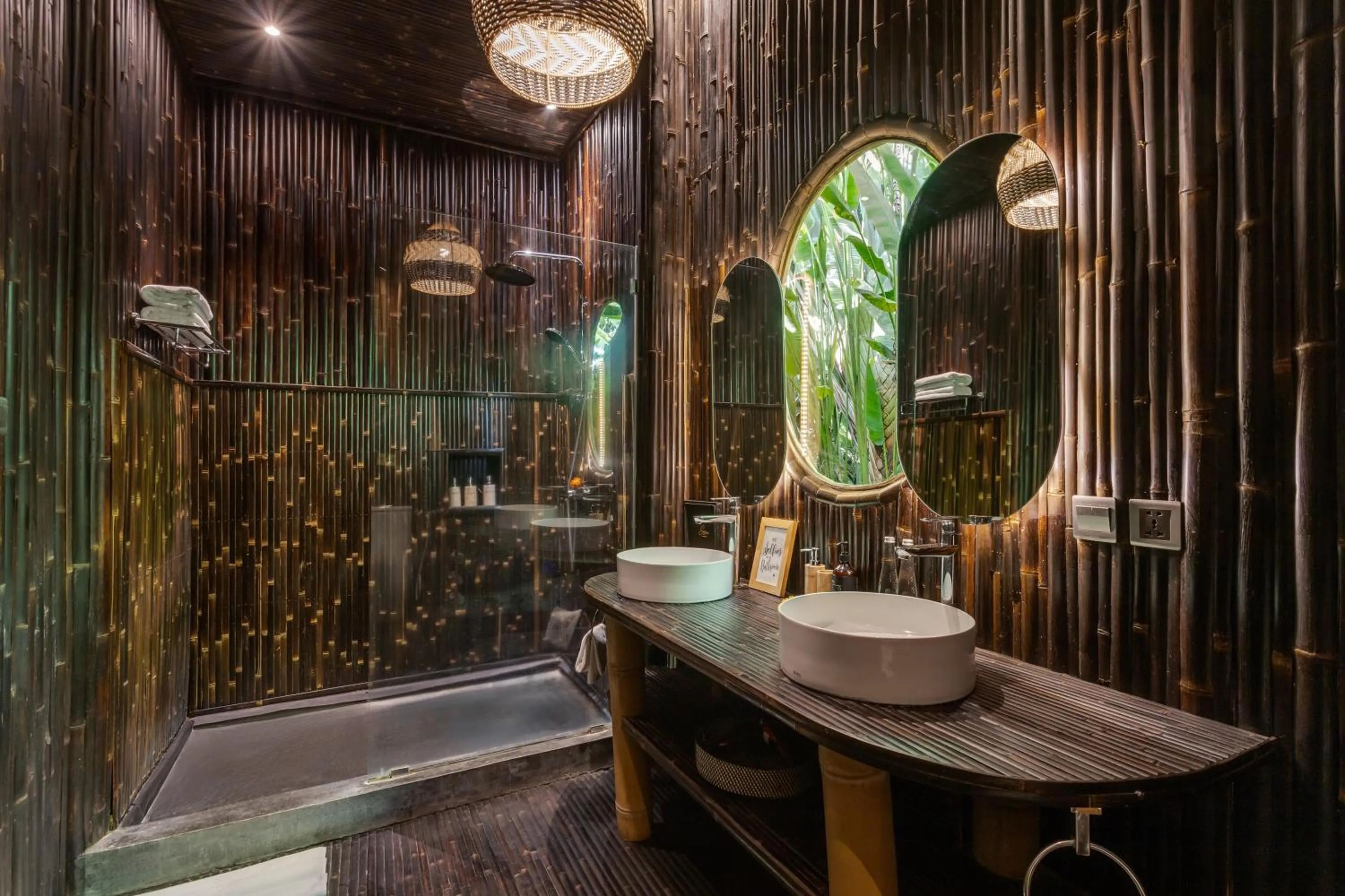 Shower in Eco Six Bali