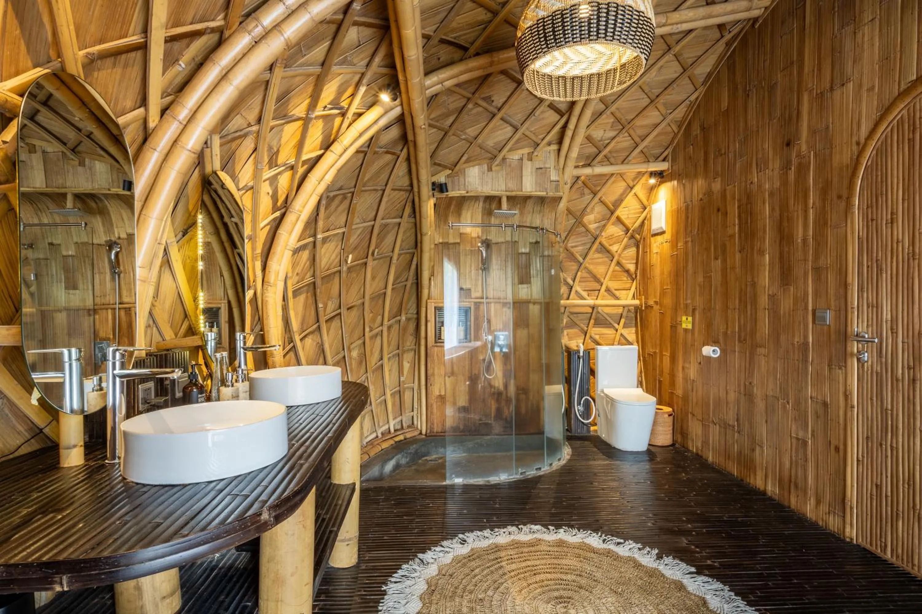 Shower in Eco Six Bali