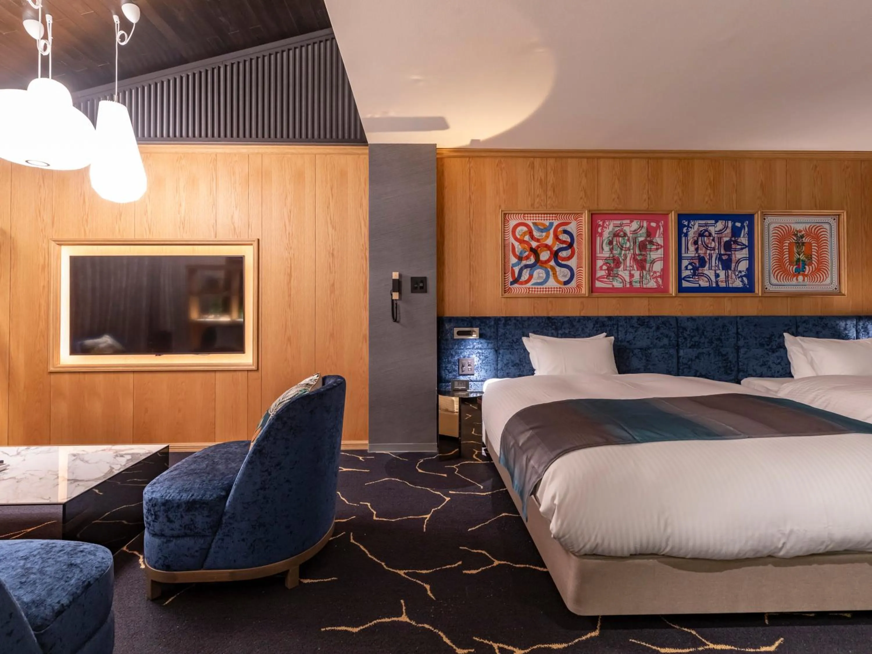 Bed in Tabist kiki HOTEL KYOTO Sanjo Takakura