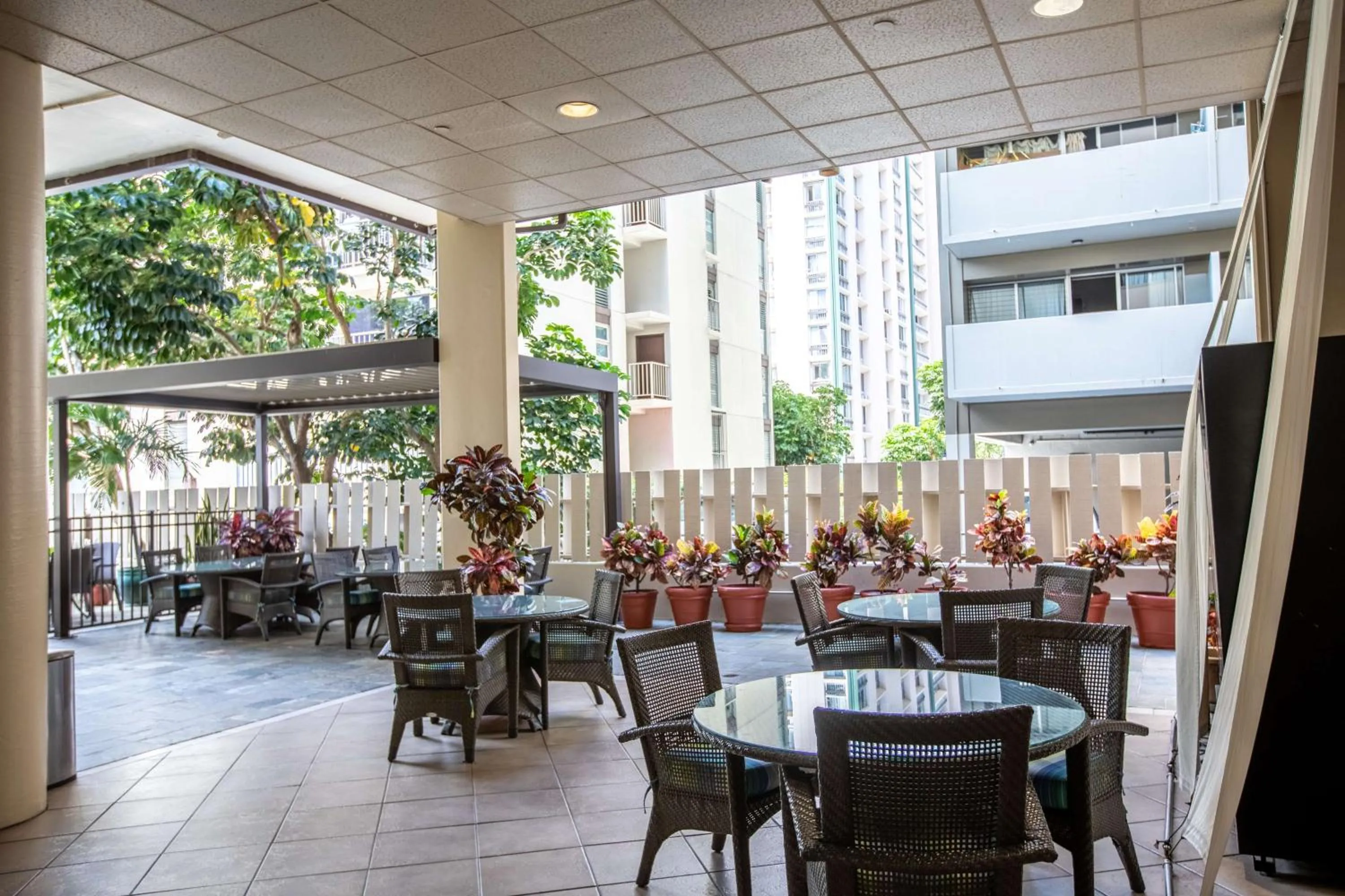 Patio in Aqua Aloha Surf Waikiki