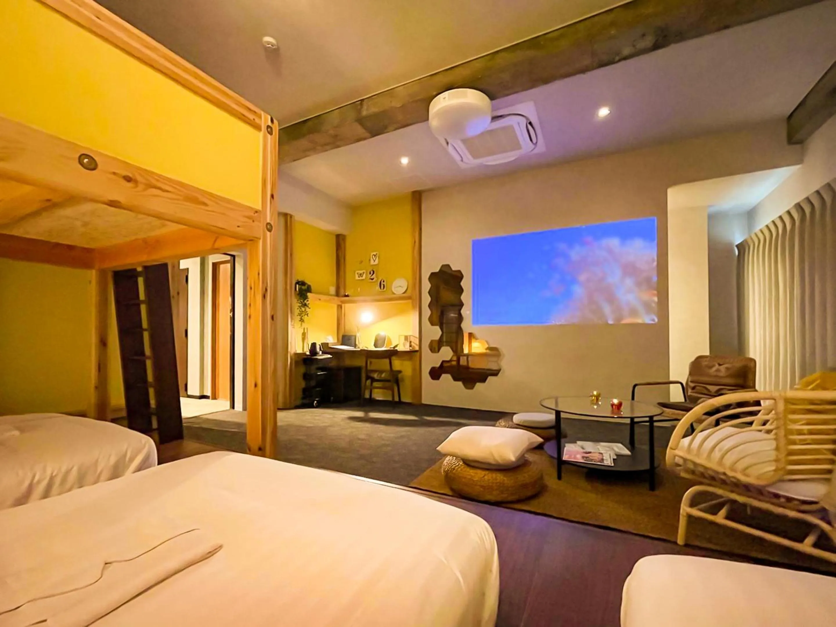 Photo of the whole room, Bed in マングタックリゾート尾道