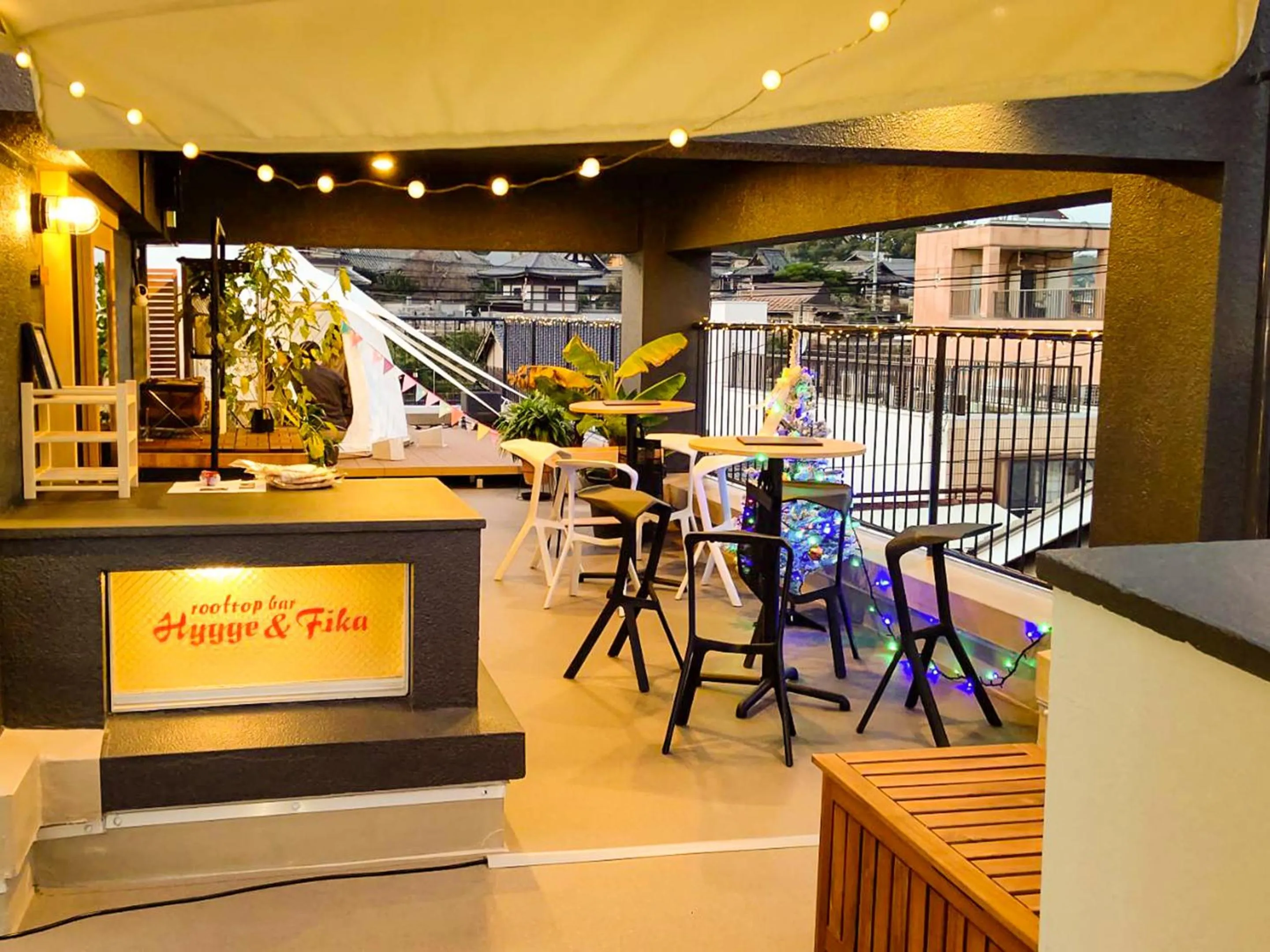 Lounge or bar in マングタックリゾート尾道