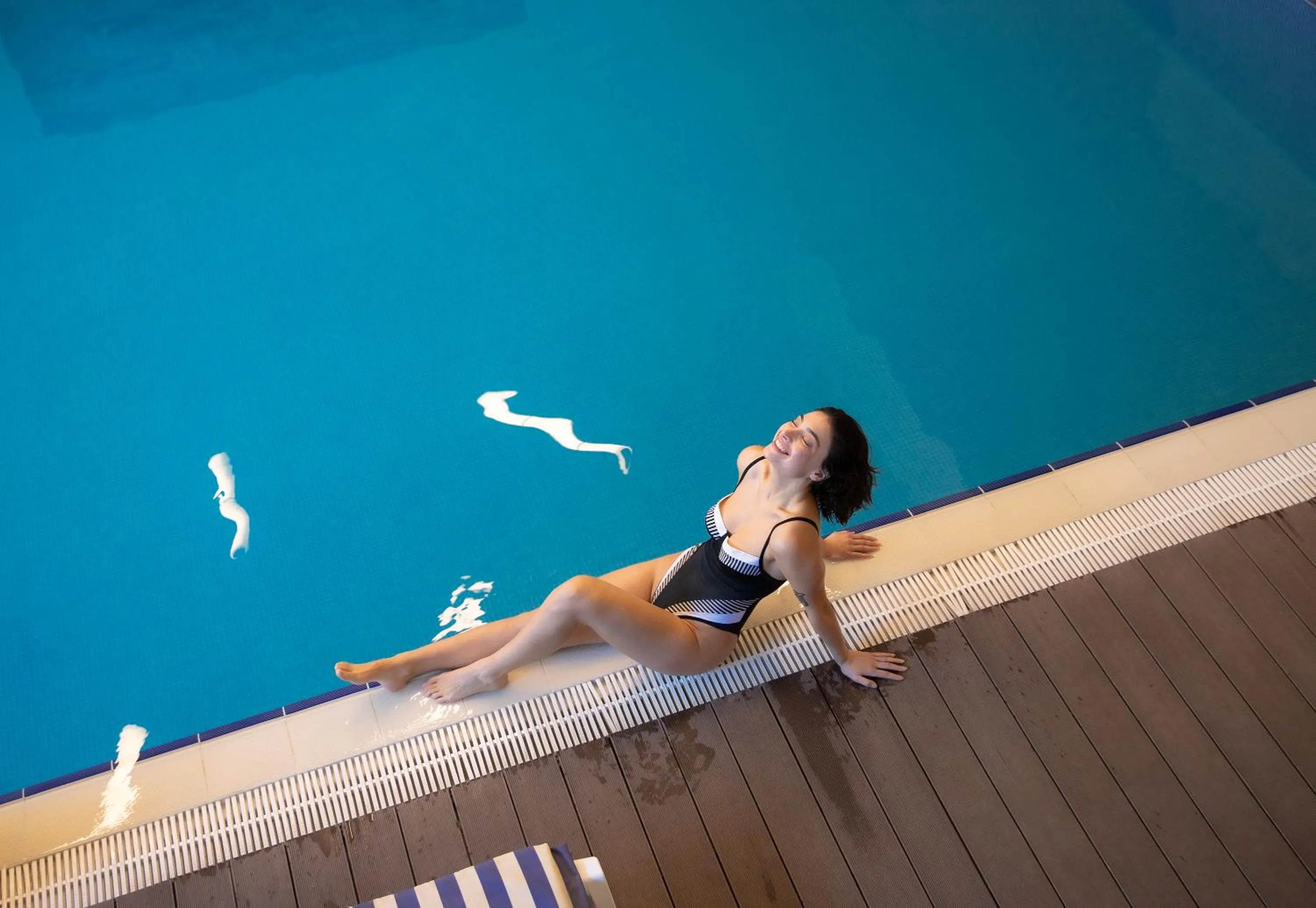 Swimming pool in Ramada by Wyndham Tbilisi Old City