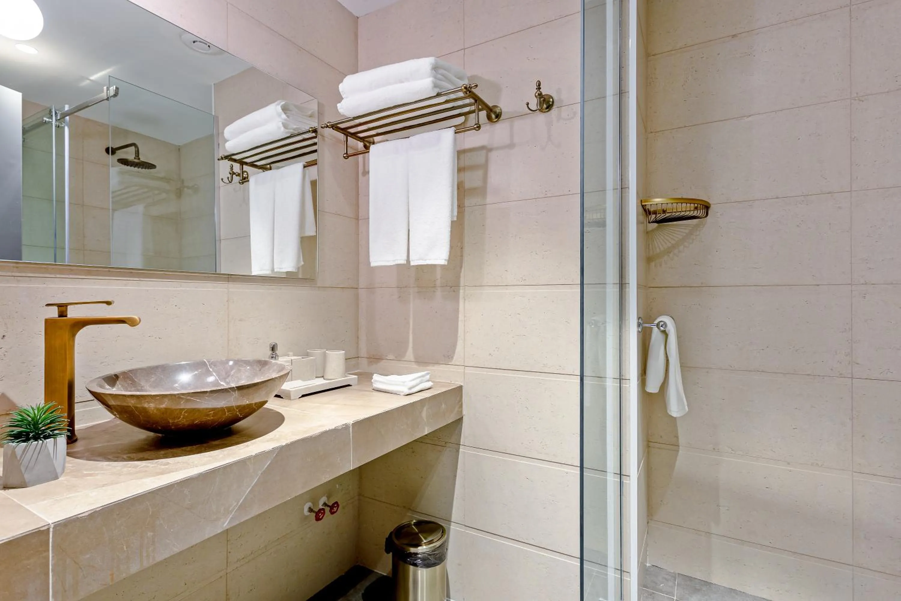 Bathroom in Ramada by Wyndham Tbilisi Old City