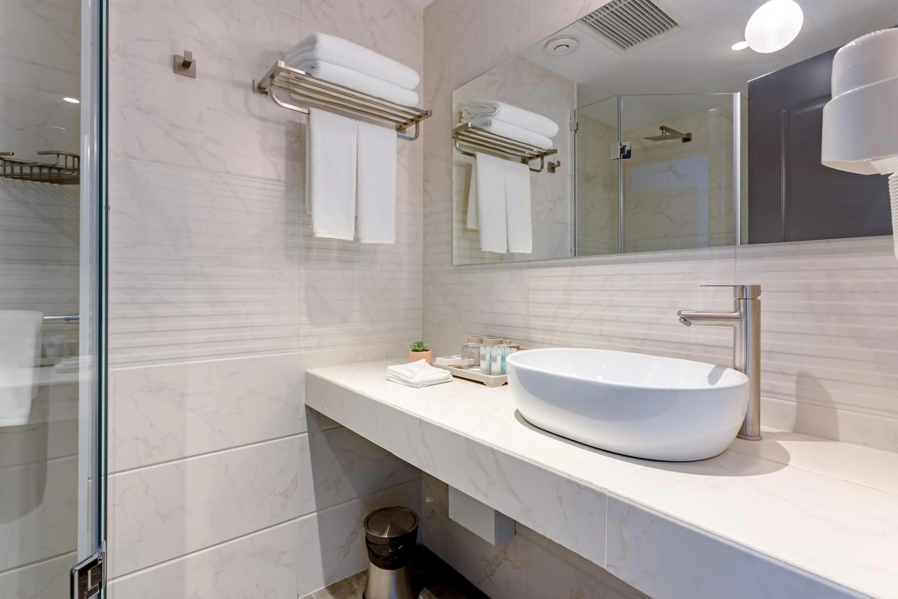 Bathroom in Ramada by Wyndham Tbilisi Old City