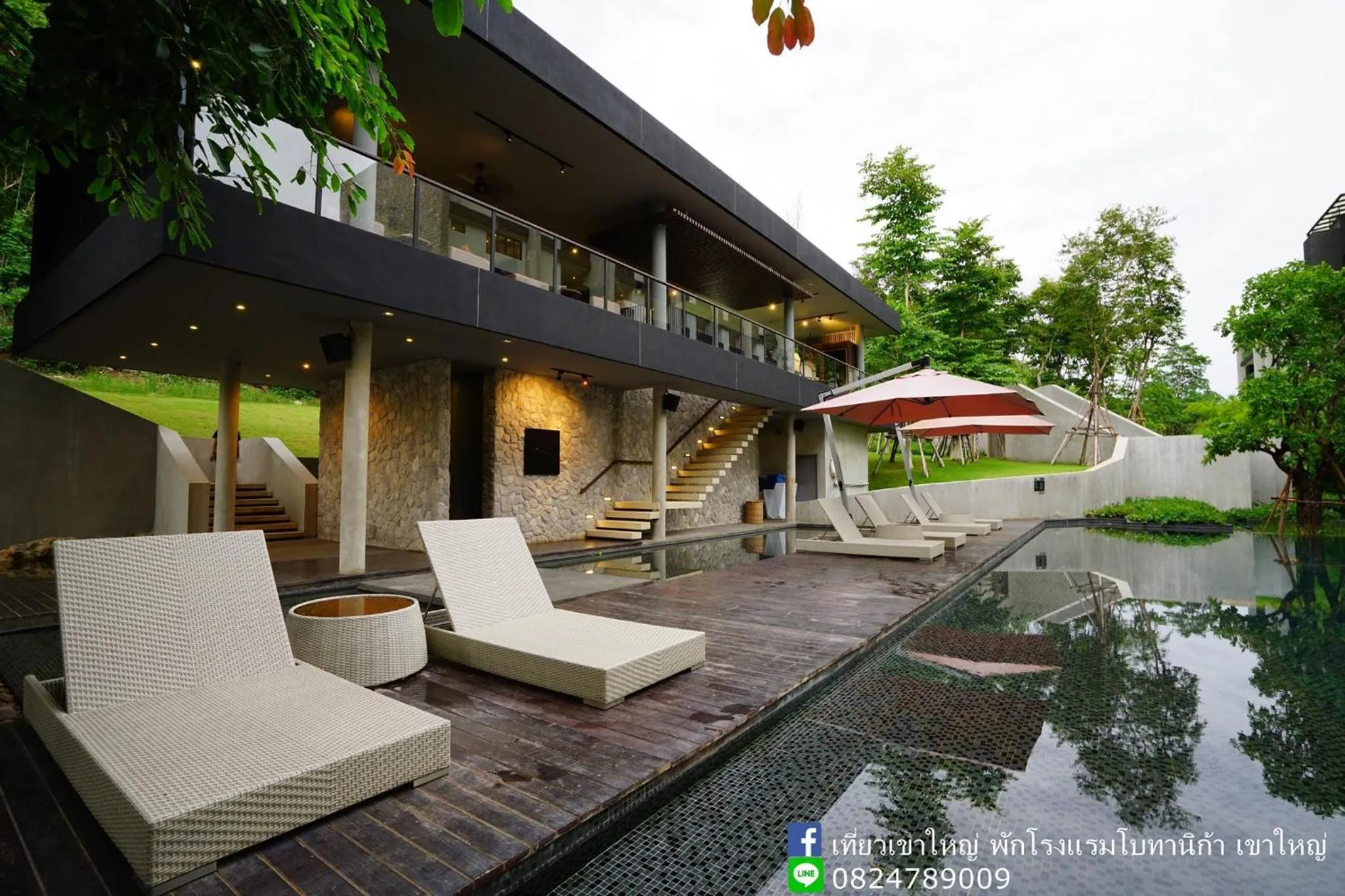 Swimming pool in Botanica Khaoyai Condotel