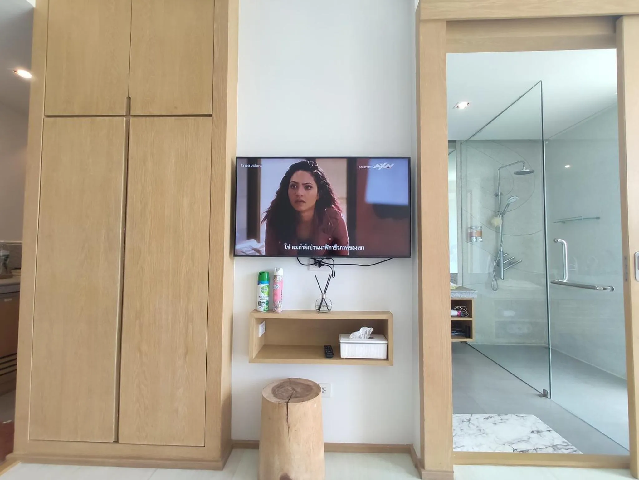 Communal lounge/ TV room in Botanica Khaoyai Condotel