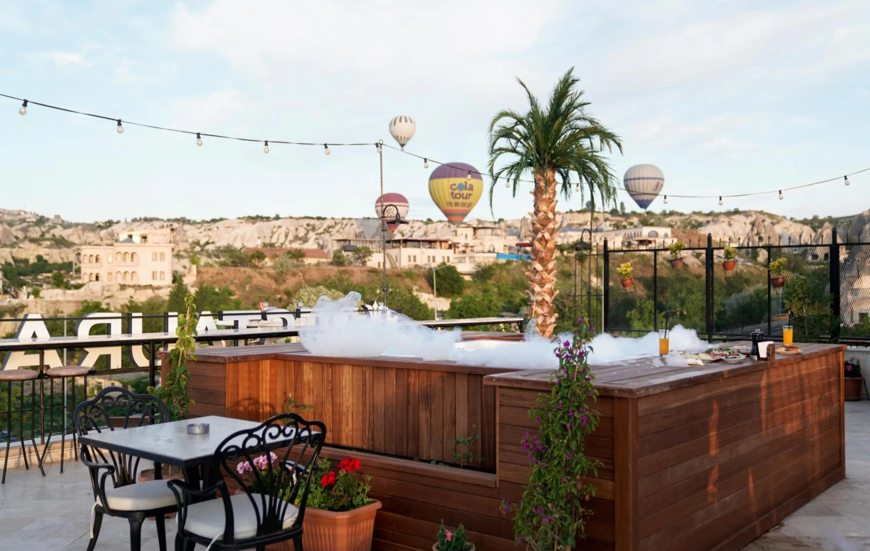 Hot Tub in Cratus Stone Palace