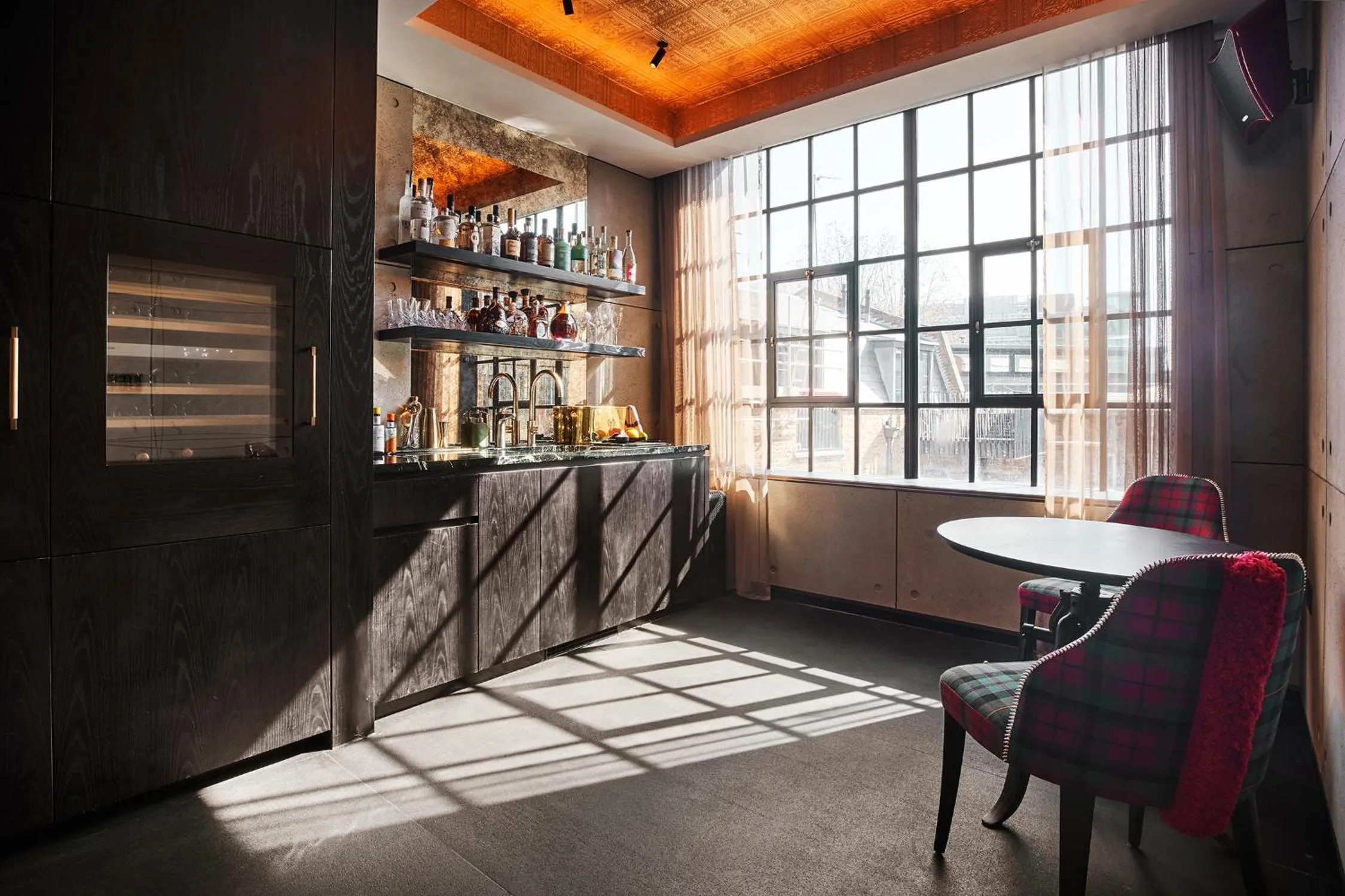 Seating area in Chateau Denmark London