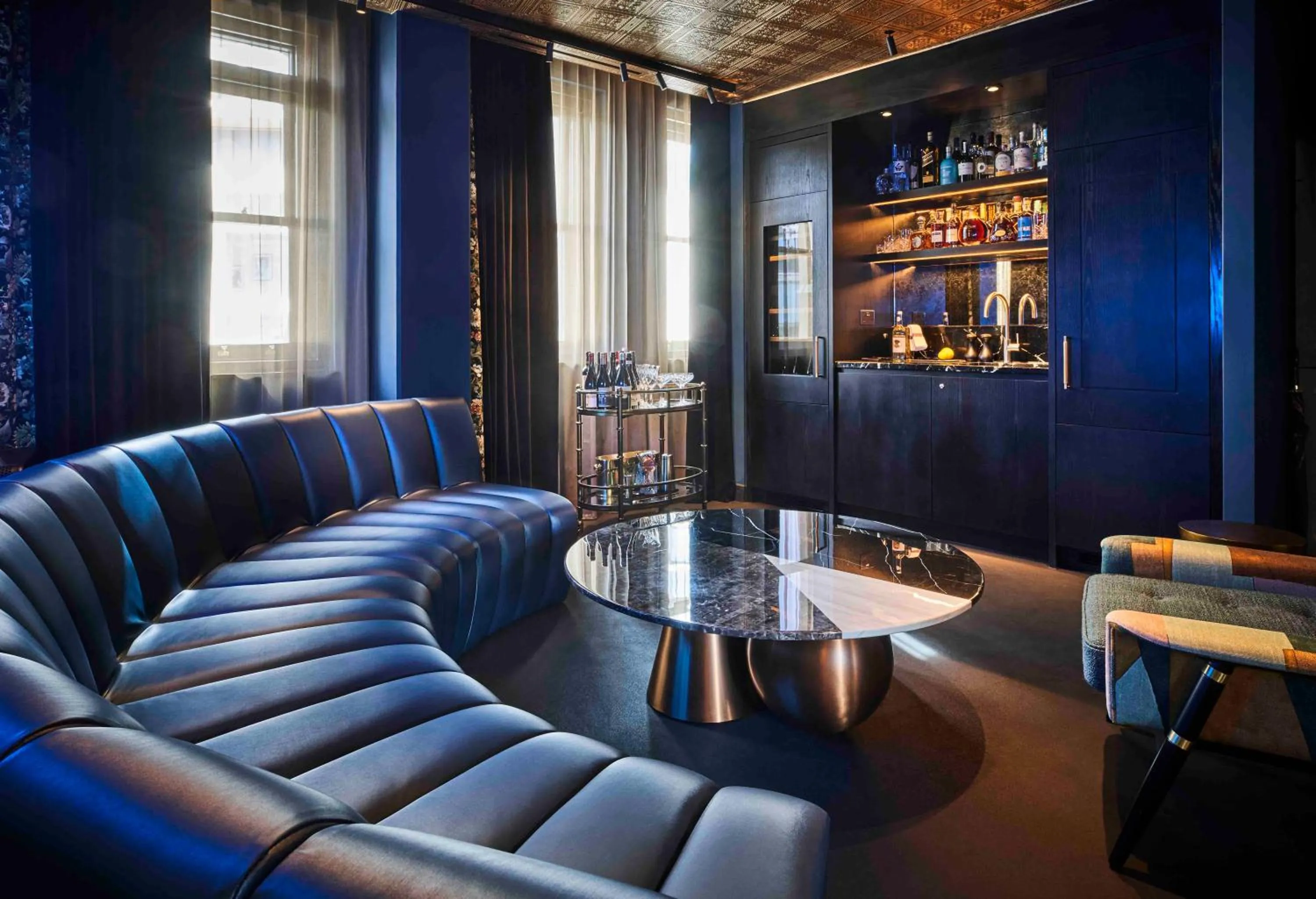 Living room in Chateau Denmark London