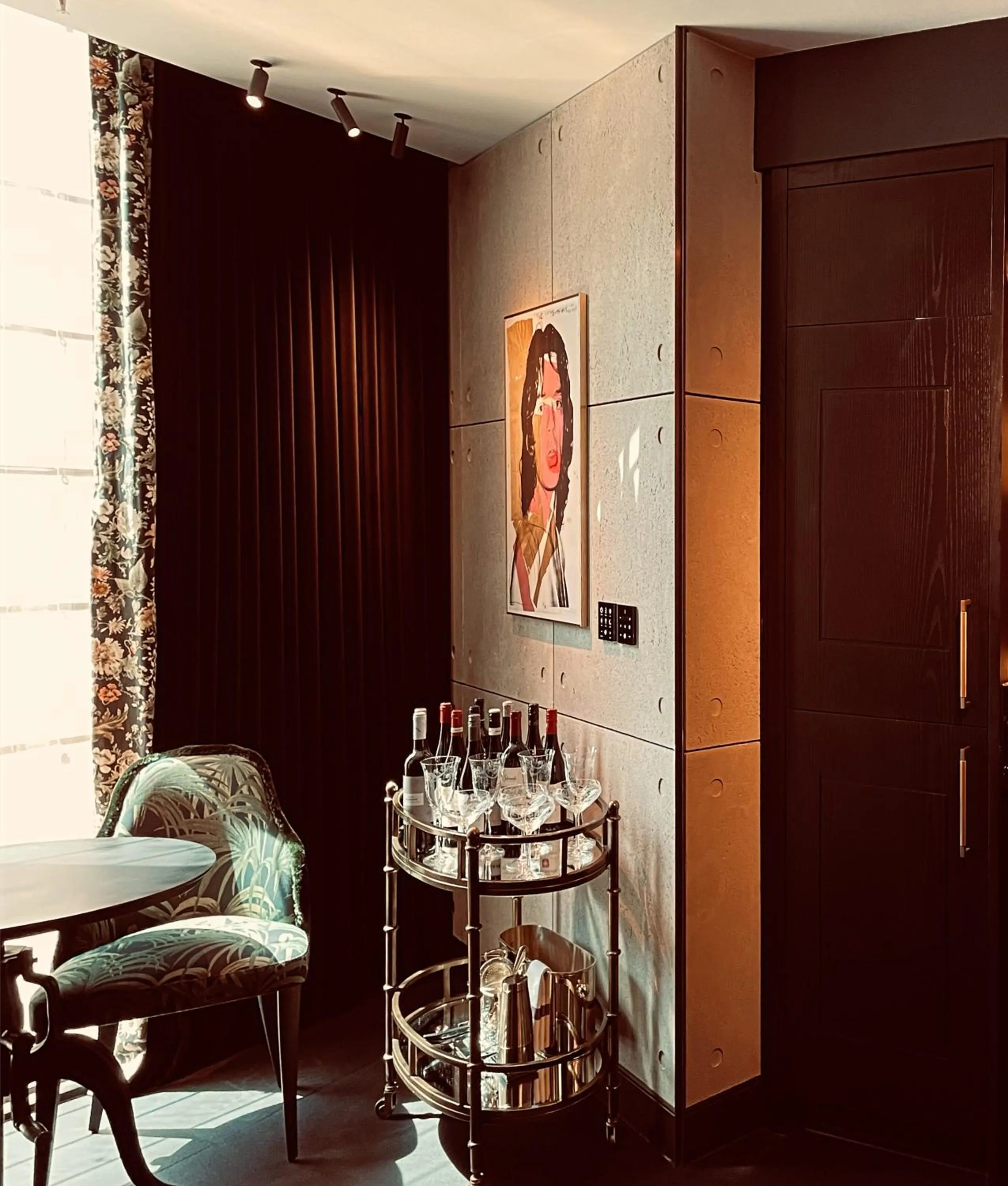 Seating area in Chateau Denmark London