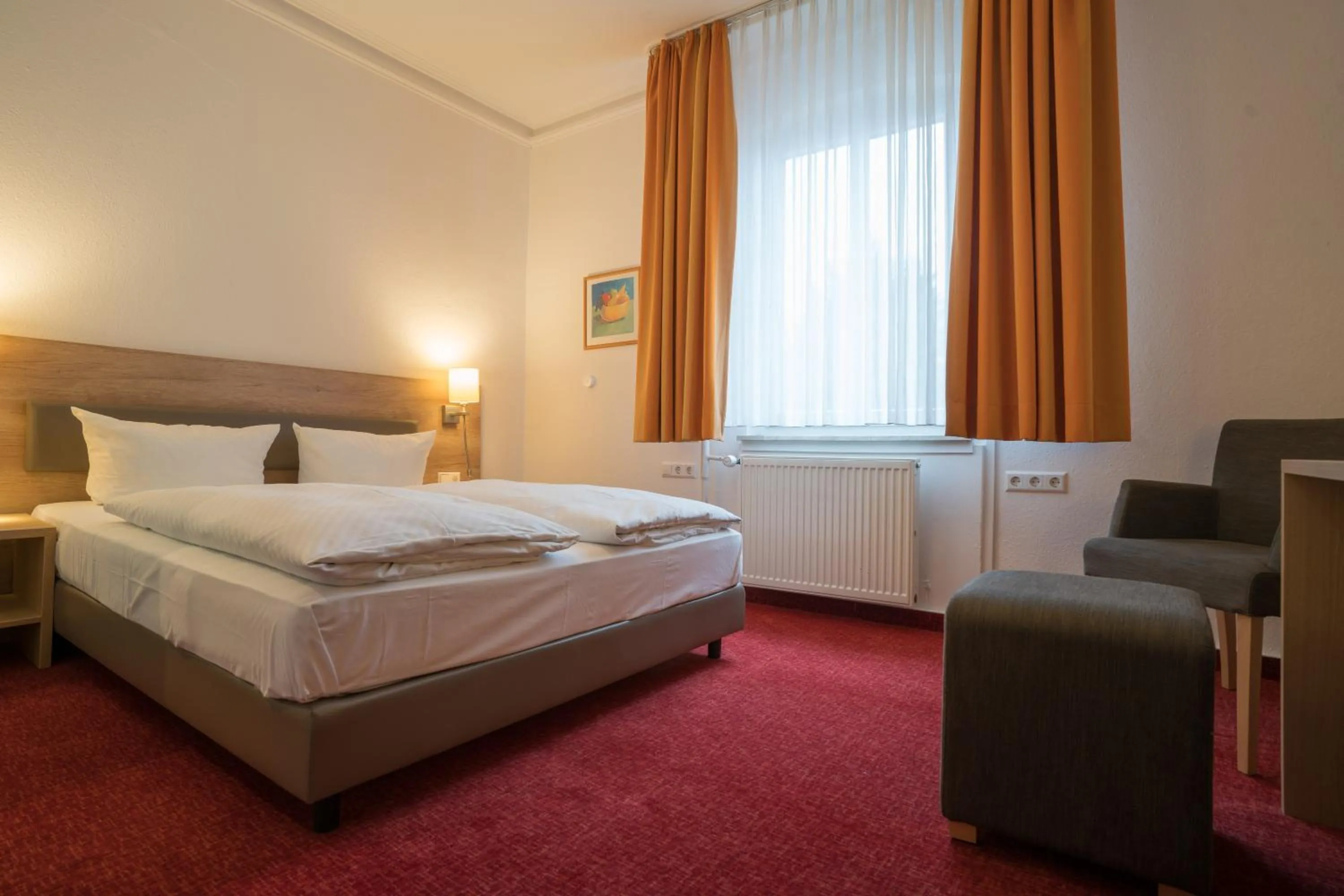 Photo of the whole room, Bed in Hotel Hirsch