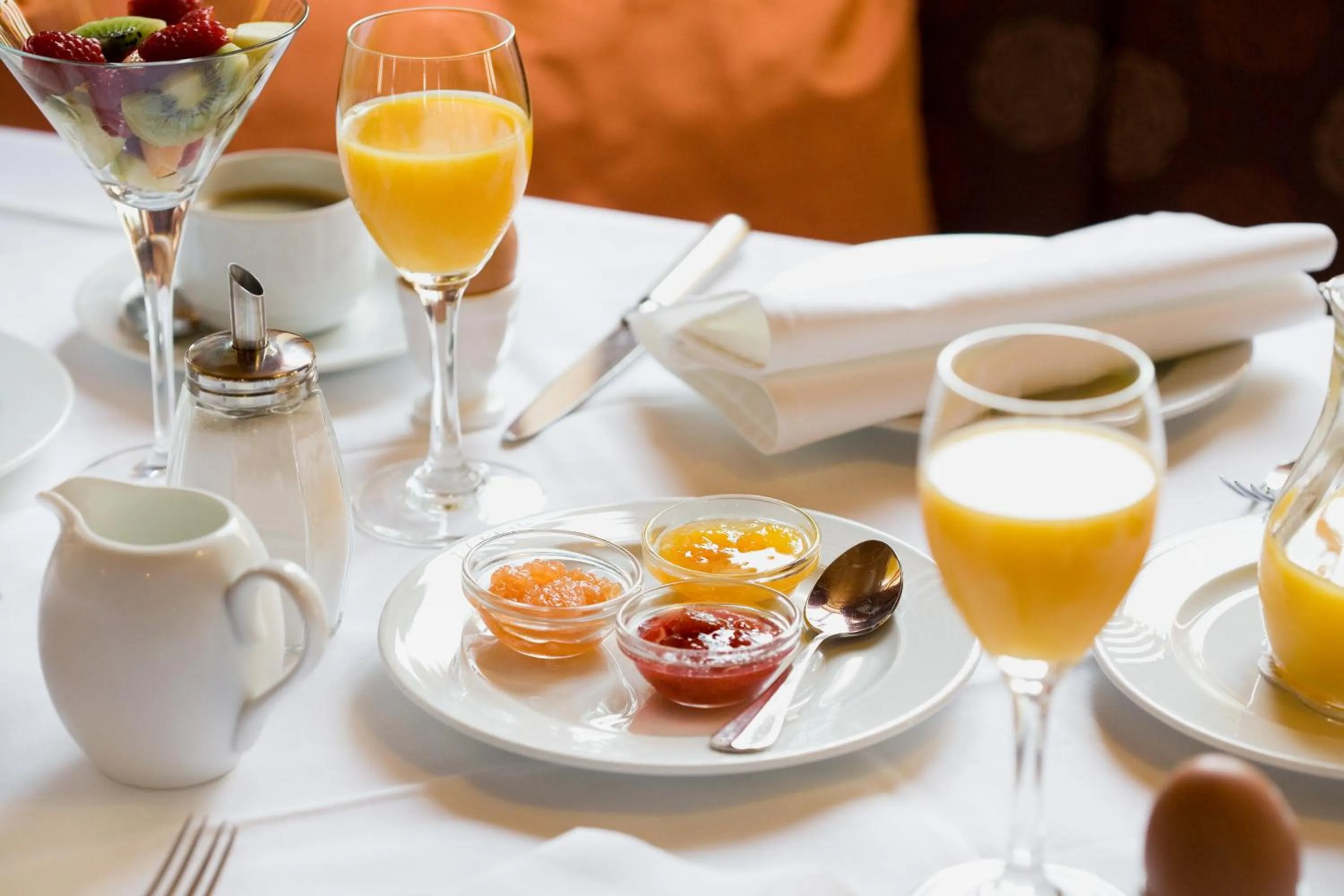 Continental breakfast in Hotel Hirsch