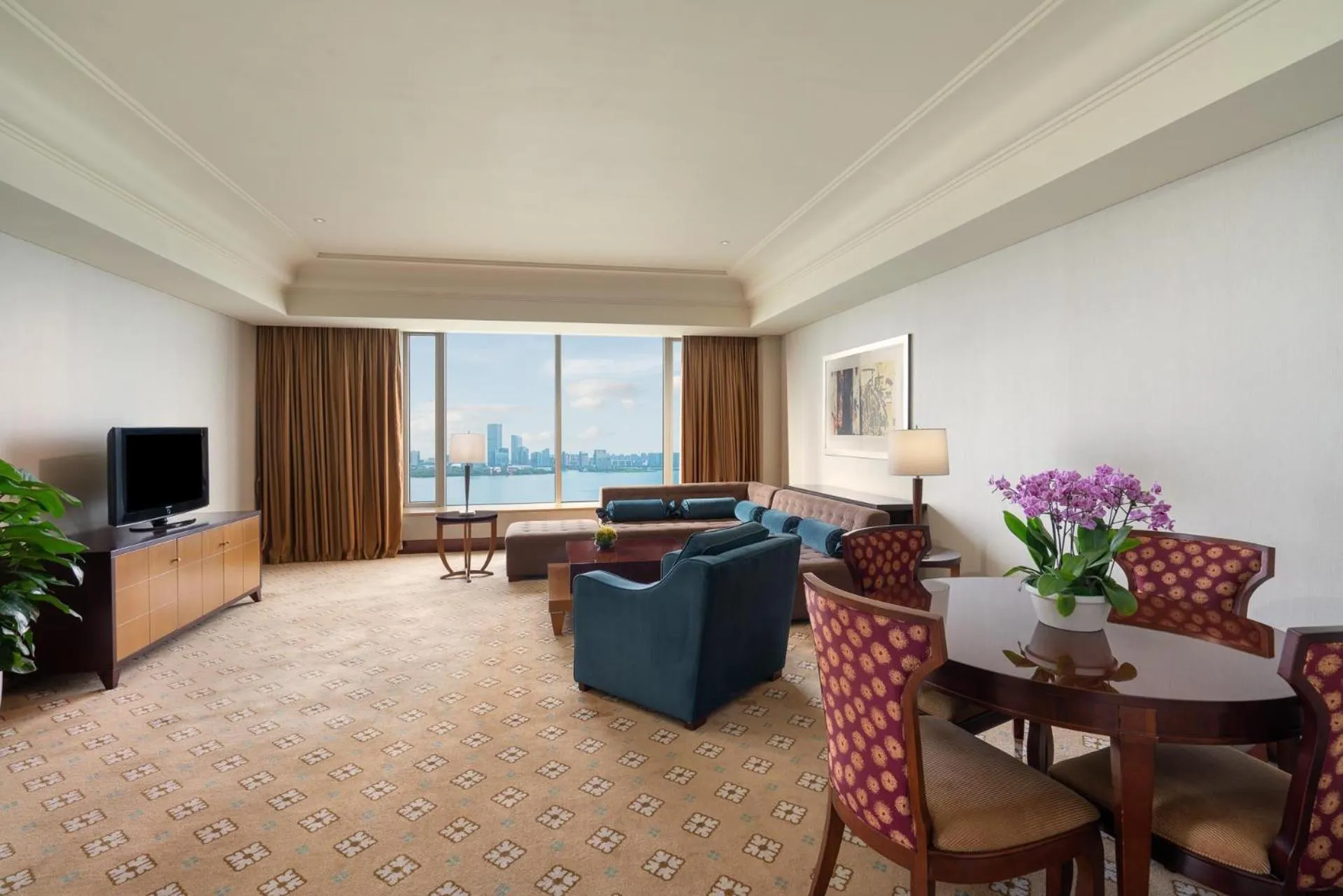 Living room in Kempinski Hotel Suzhou