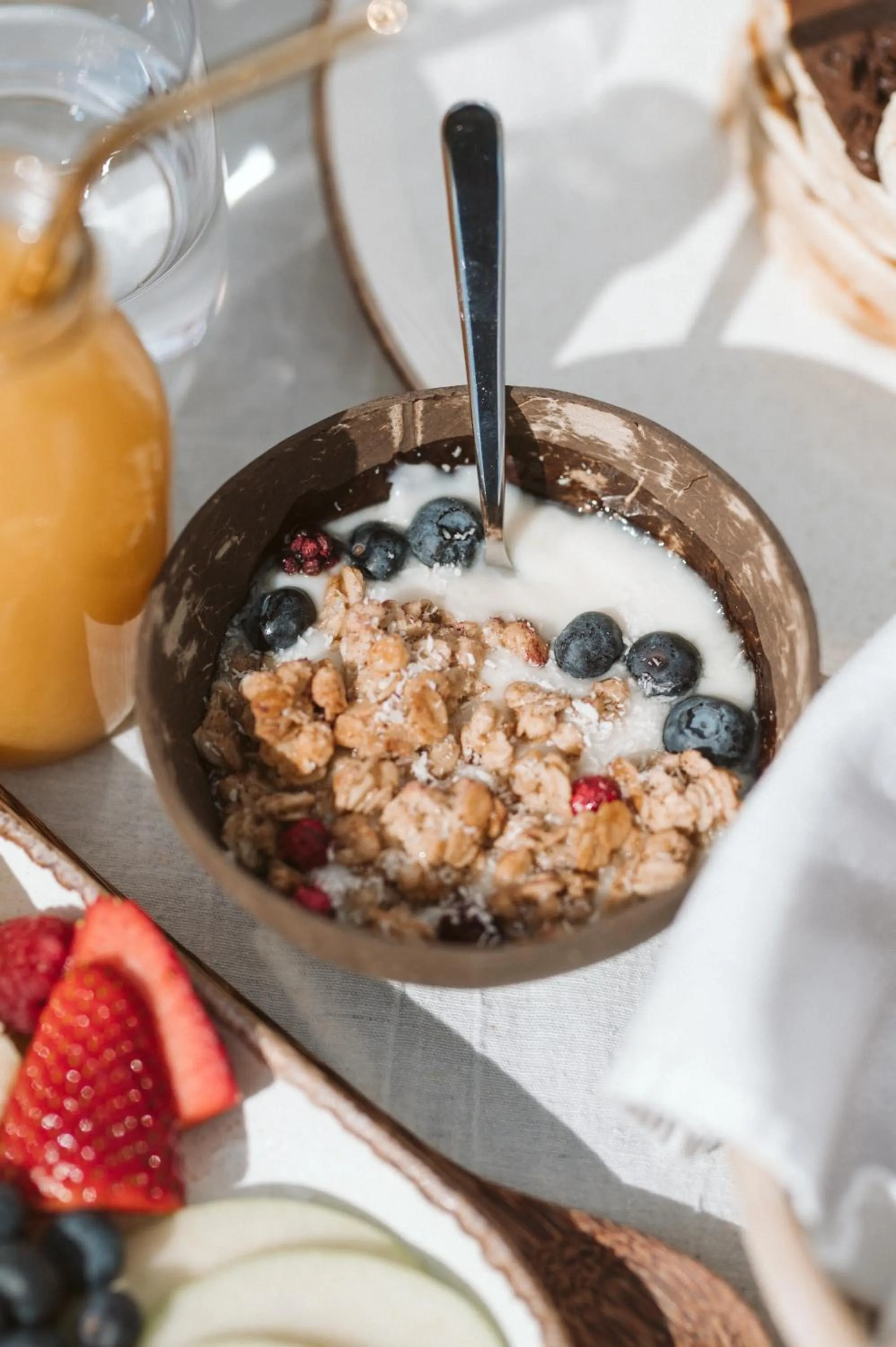 Food and drinks in Mod Santorini Vegan Accommodation