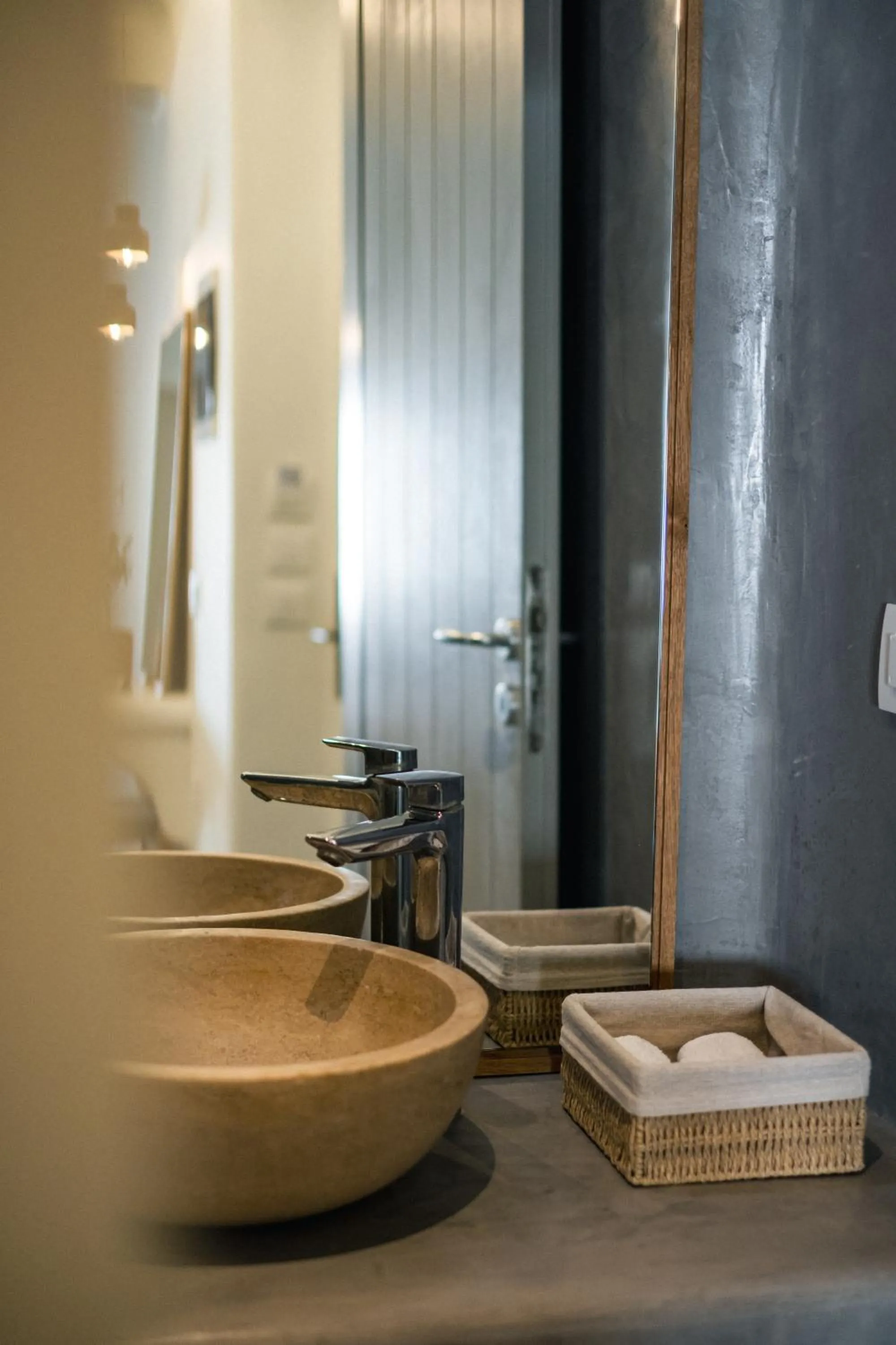 Bathroom in Mod Santorini Vegan Accommodation