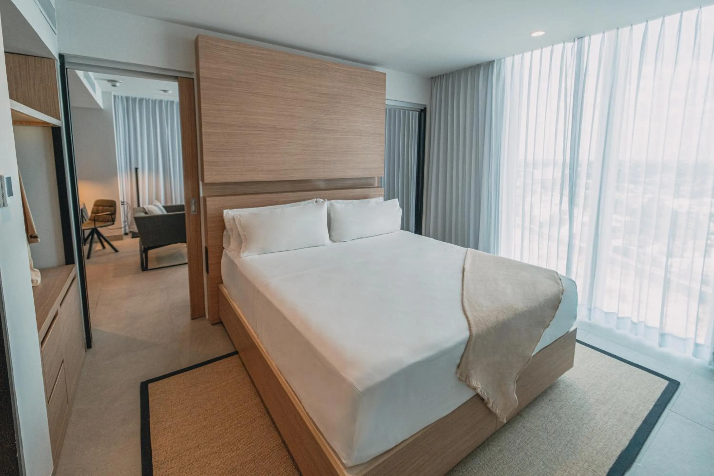 Bed in AKEN MIND Mérida Hotel