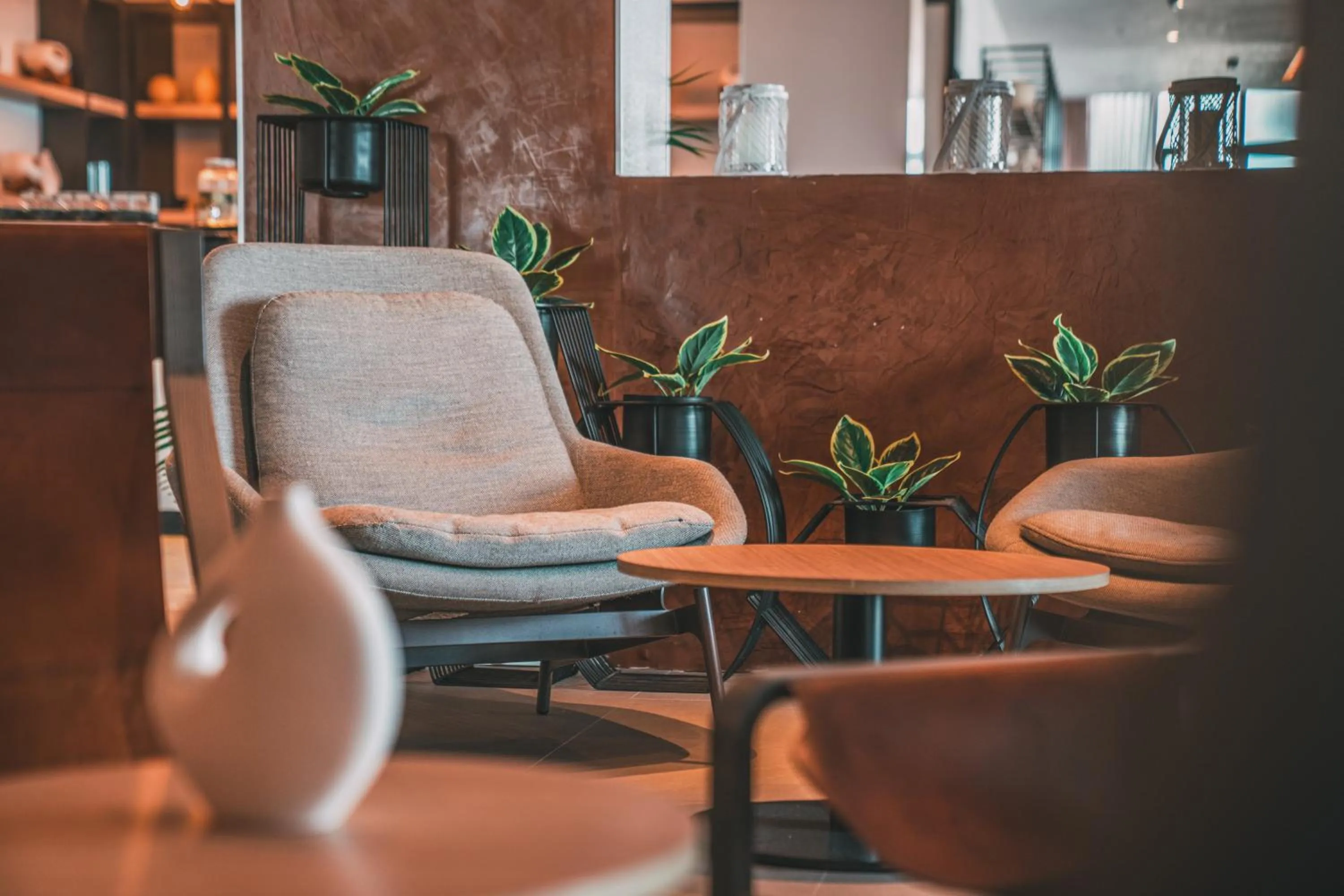Lobby or reception in AKEN MIND Mérida Hotel