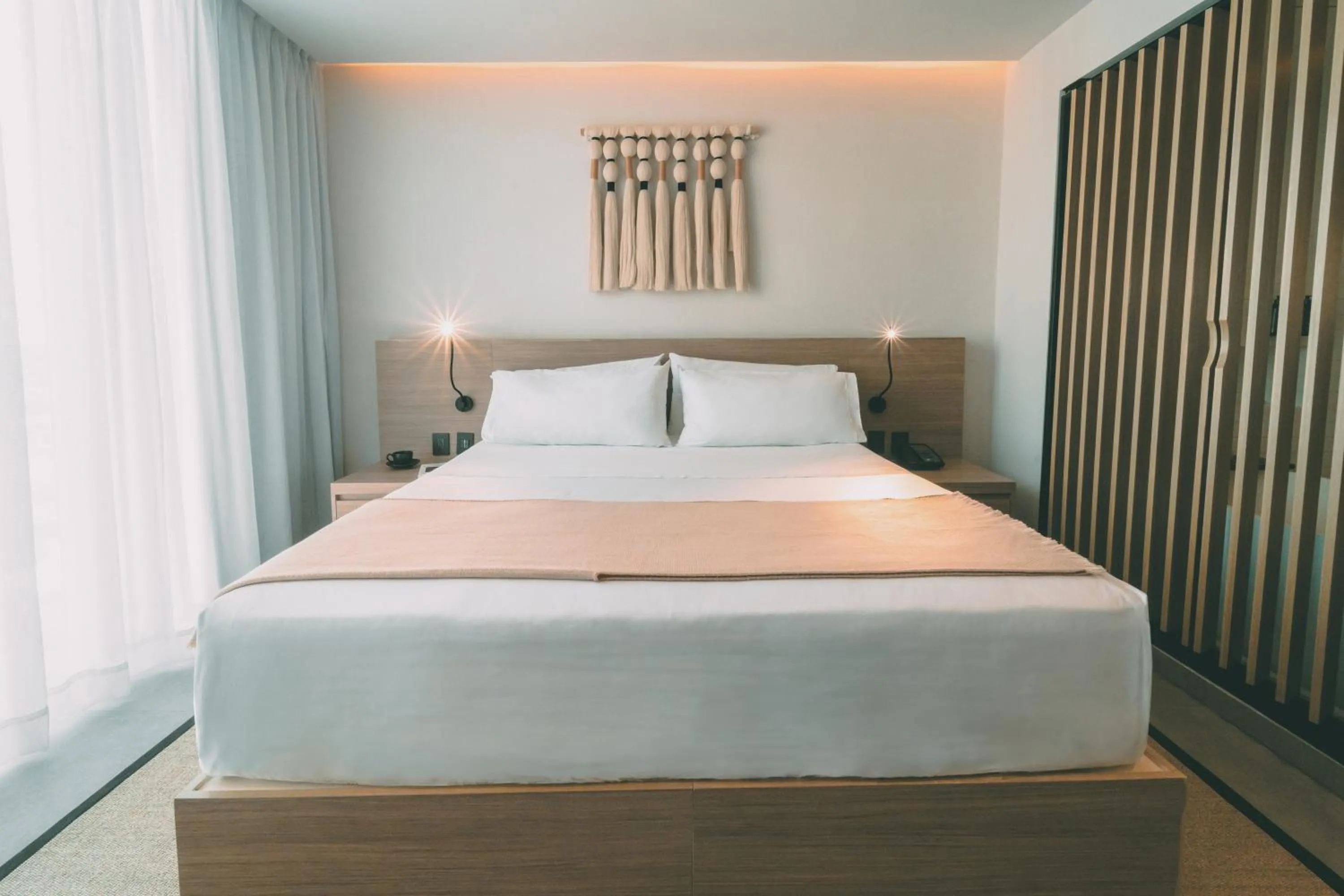 Bed in AKEN MIND Mérida Hotel