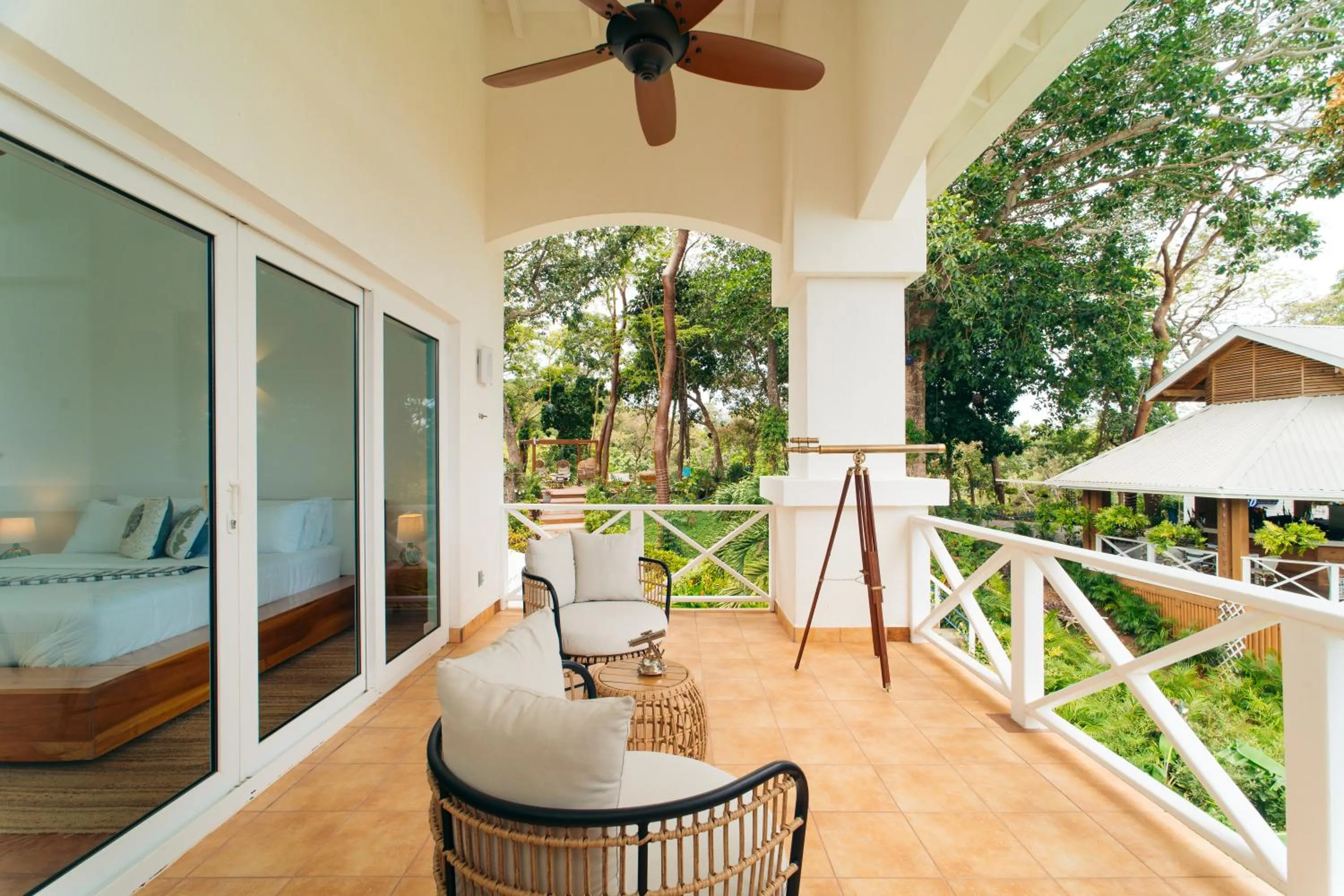 Patio in Blue Roatan Resort